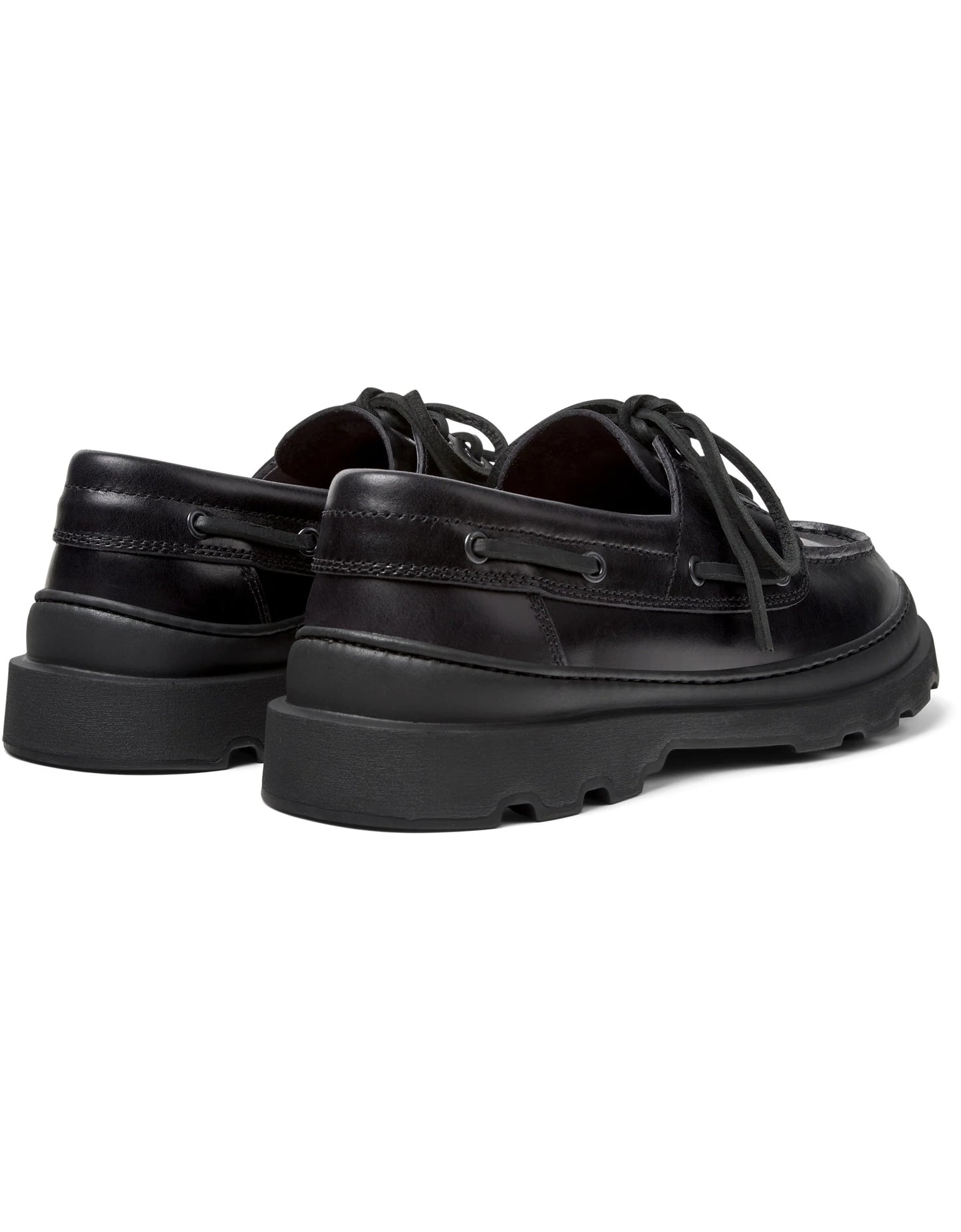 Mocasines Para Hombre De La Marca Camper Modelo Brutus+ Dakota Negro/Brutus+ Negro De Color Negro