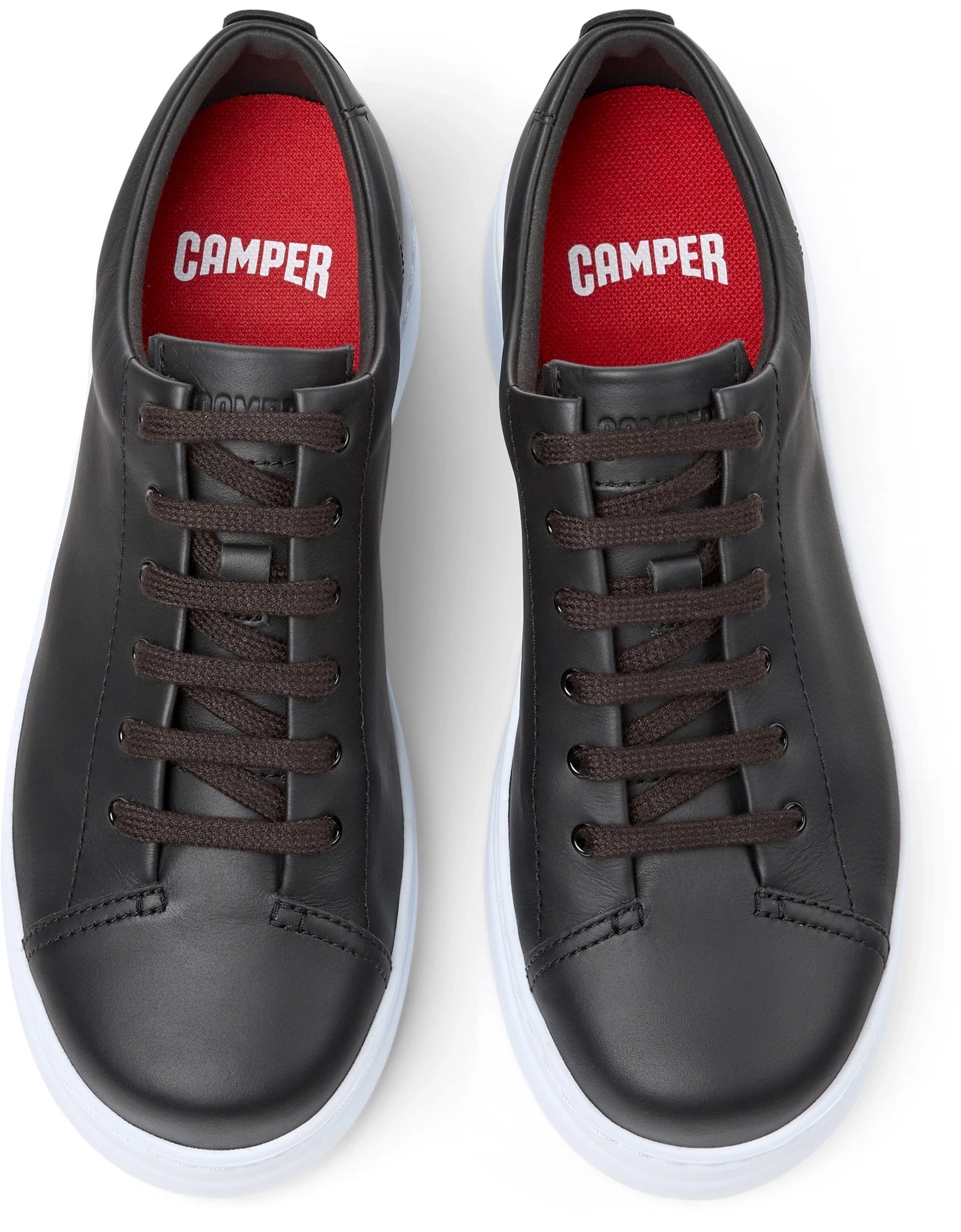 Sneakers Para Mujer De La Marca Camper Modelo Runner Up Rebound Negro/Spin Optic De Color Negro
