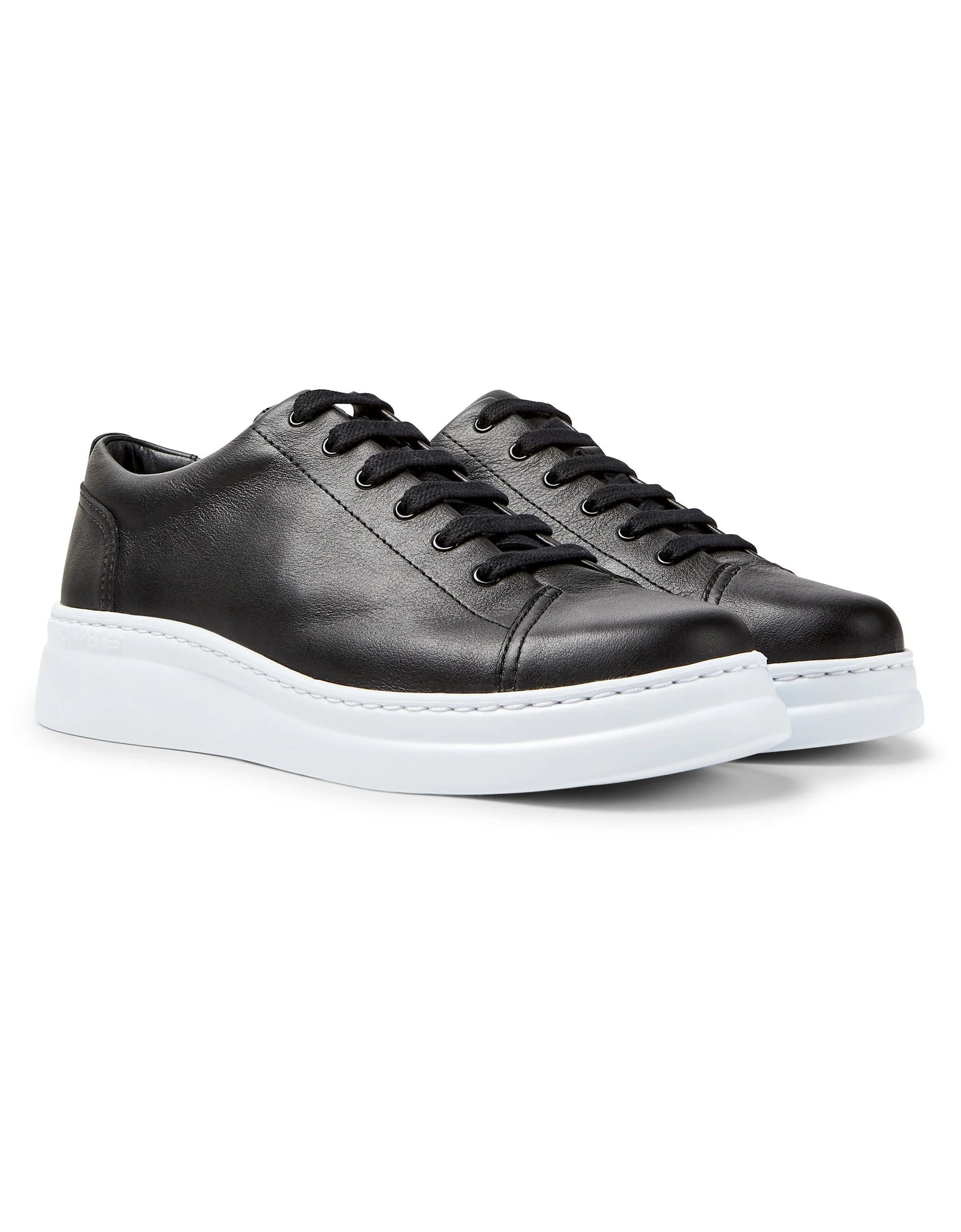 Sneakers Para Mujer De La Marca Camper Modelo Runner Up Rebound Negro/Spin Optic De Color Negro
