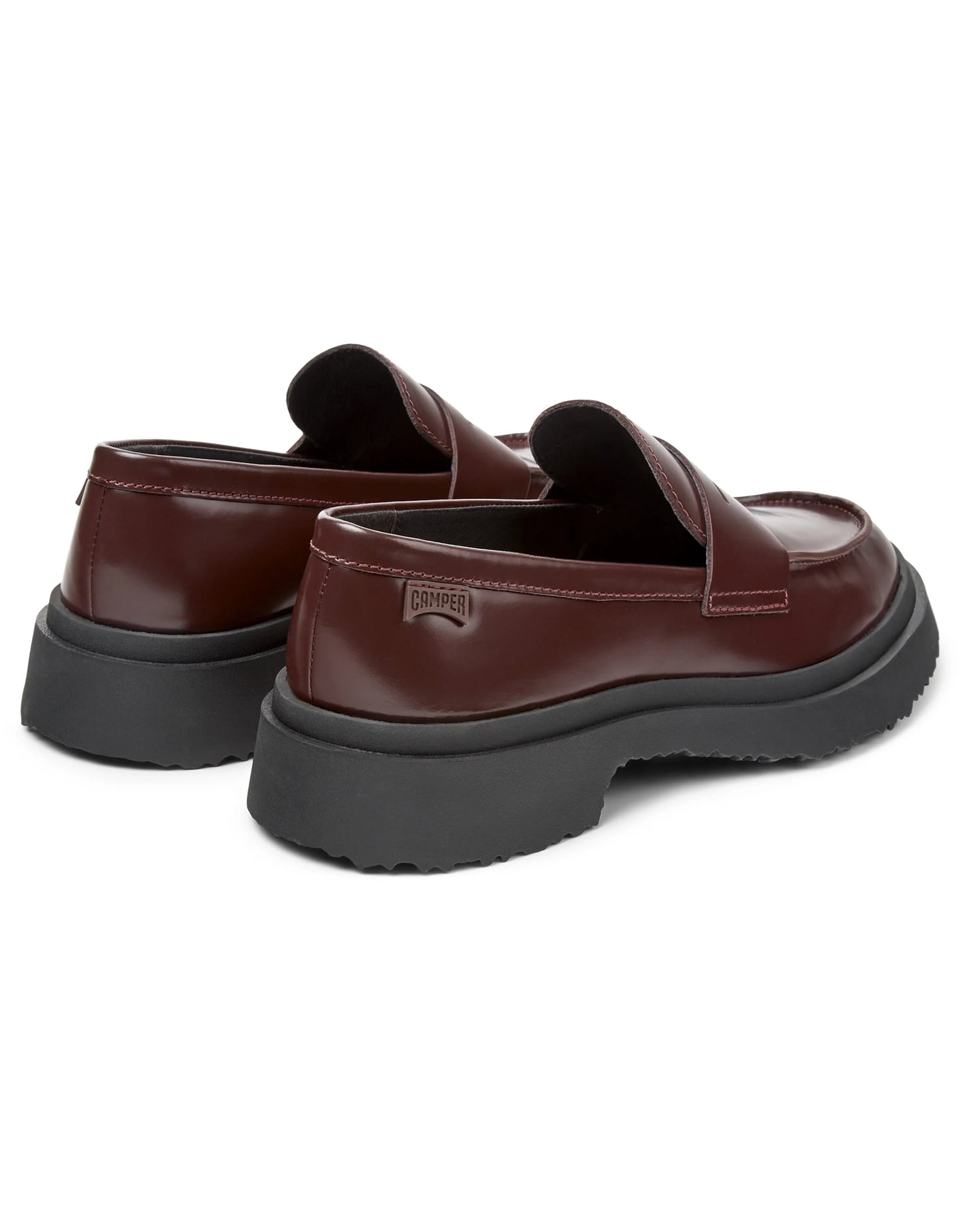 Mocasines Para Mujer De La Marca Camper Modelo Walden Mimi Beizos/Walden Negro De Color Burdeos