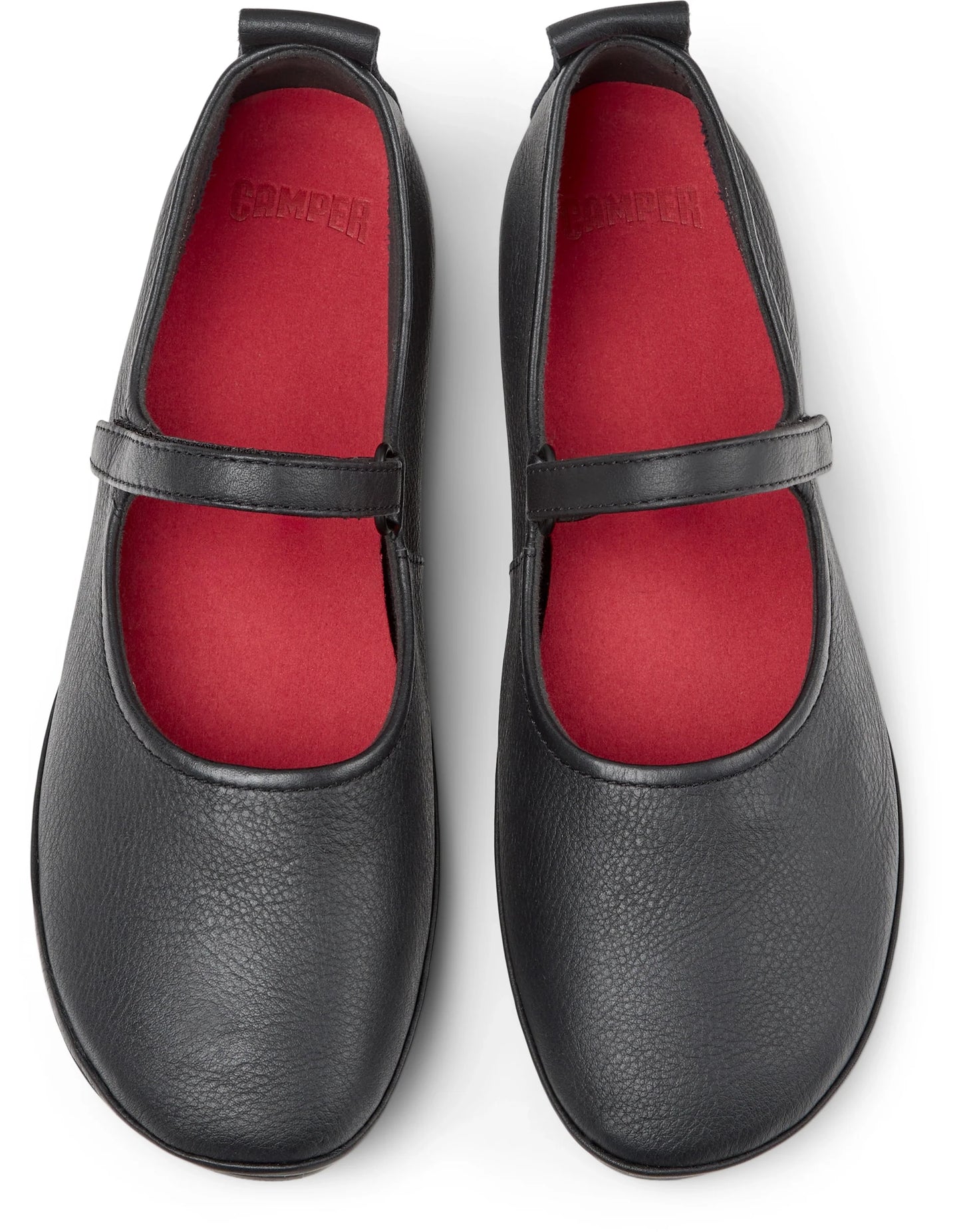 Mocasines Para Mujer De La Marca Camper Modelo Right Nina Sella Negro/Isla Ry Negro De Color Negro