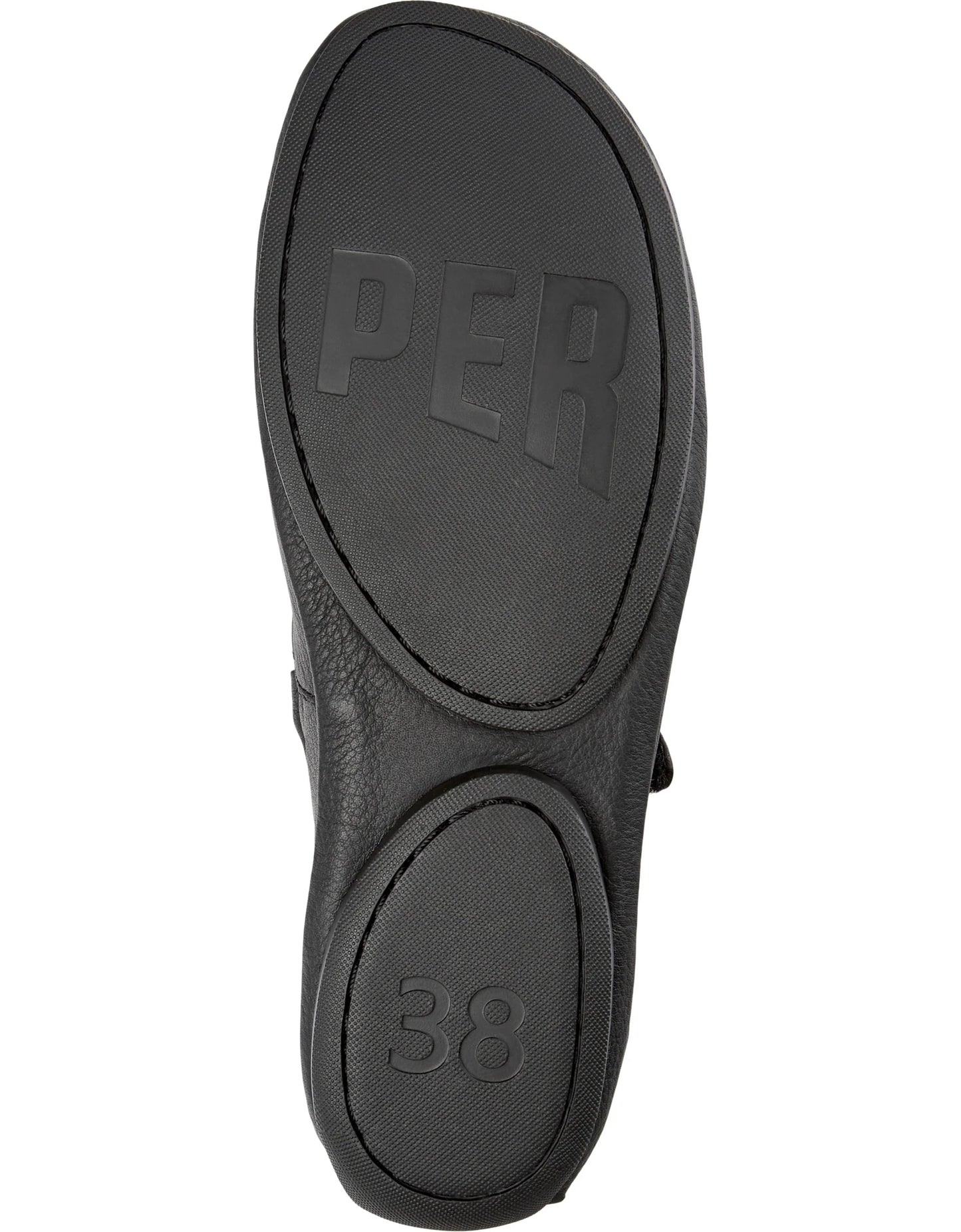 Mocasines Para Mujer De La Marca Camper Modelo Right Nina Sella Negro/Isla Ry Negro De Color Negro