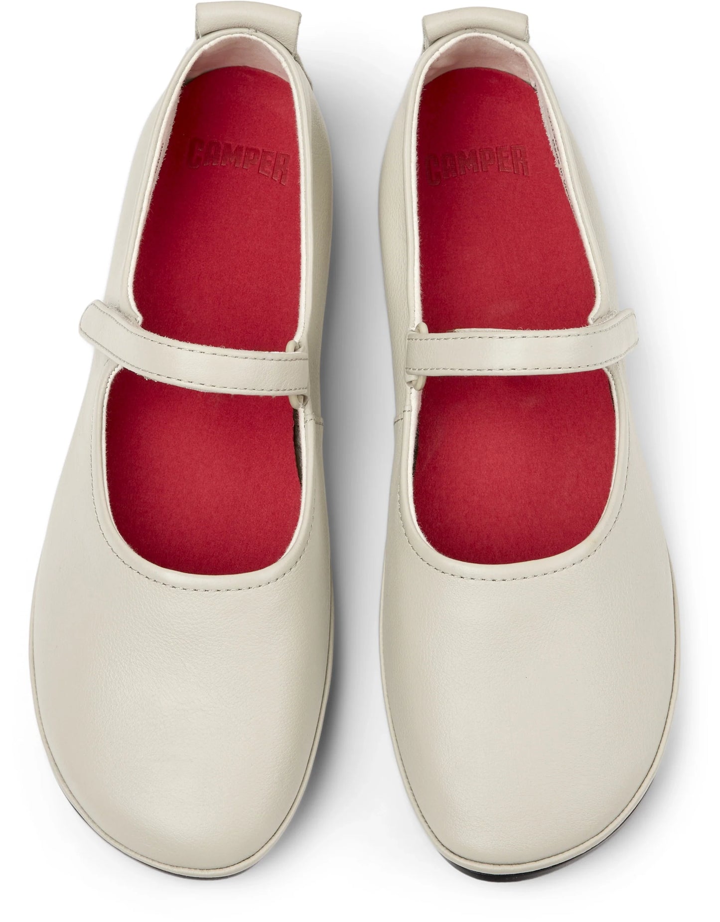 Mocasines Para Mujer De La Marca Camper Modelo Right Nina Sella Hely/Isla Ry Negro De Color Beige
