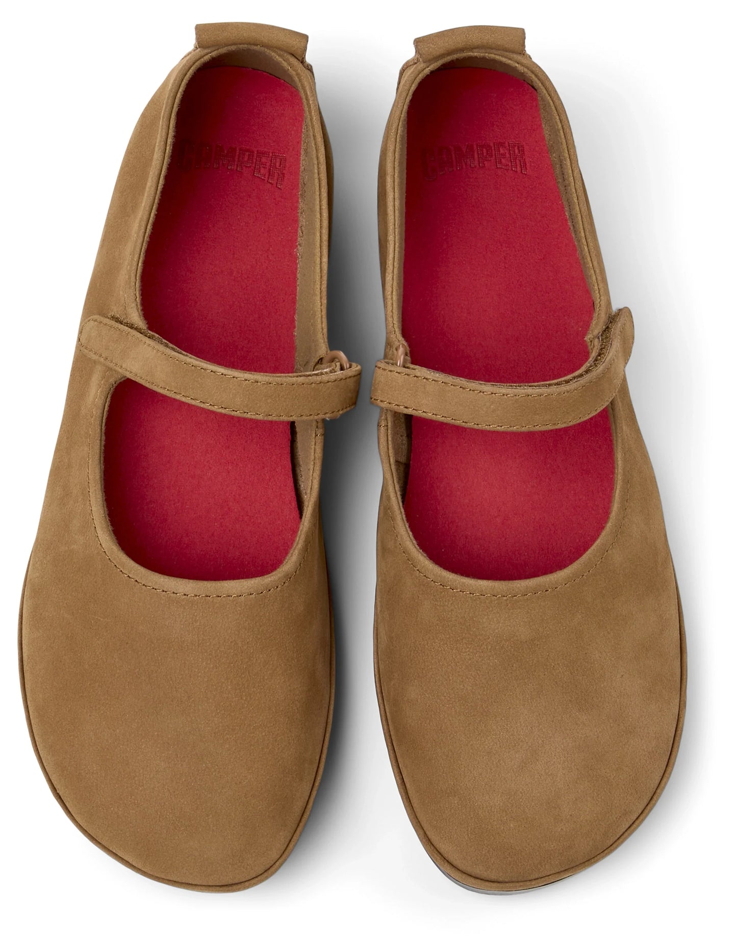 Mocasines Para Mujer De La Marca Camper Modelo Right Nina Lara Area/Isla Ry Negro De Color Marrón