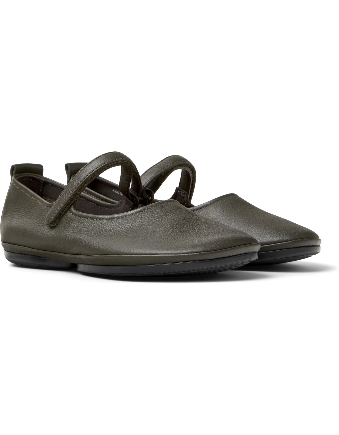 Mocasines Para Mujer De La Marca Camper Modelo Right Nina Sella Ufo/Isla Ry Negro De Color Verde