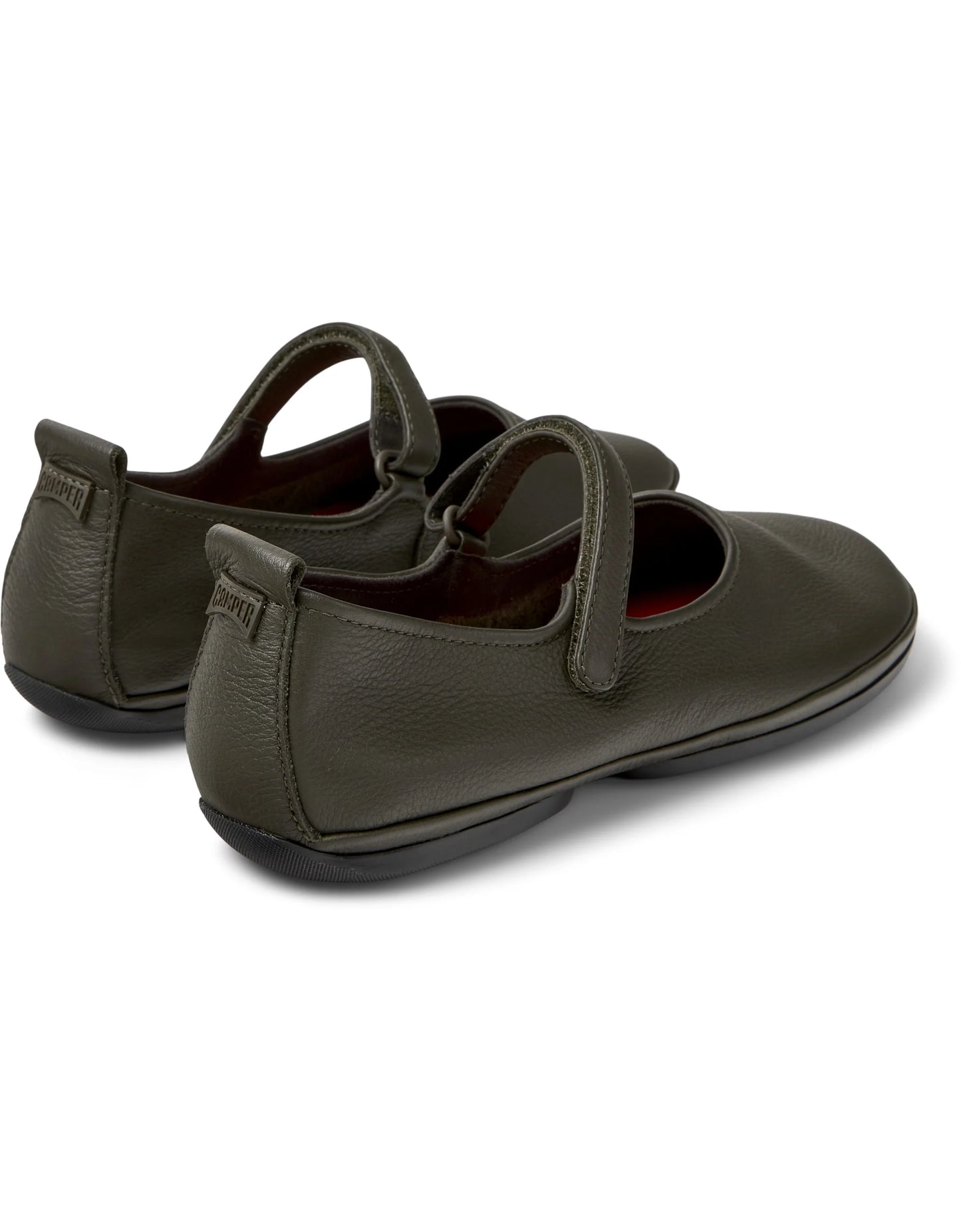 Mocasines Para Mujer De La Marca Camper Modelo Right Nina Sella Ufo/Isla Ry Negro De Color Verde