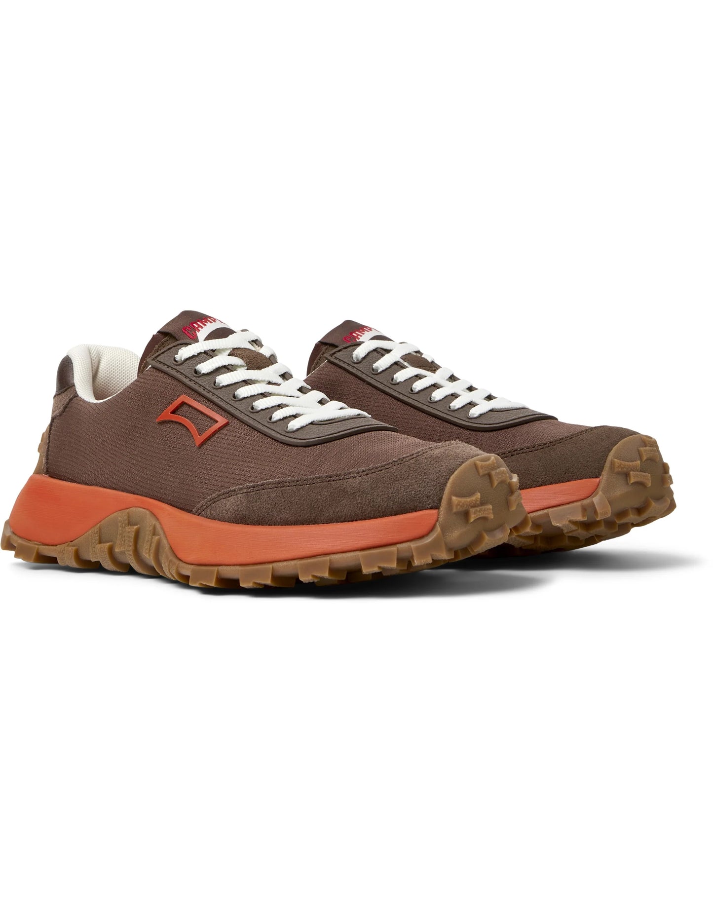 Sneakers Para Mujer De La Marca Camper Modelo Drift Trail Rug Oleo,Camisole Cola/Dtrail Geum-Miel De Color Marrón