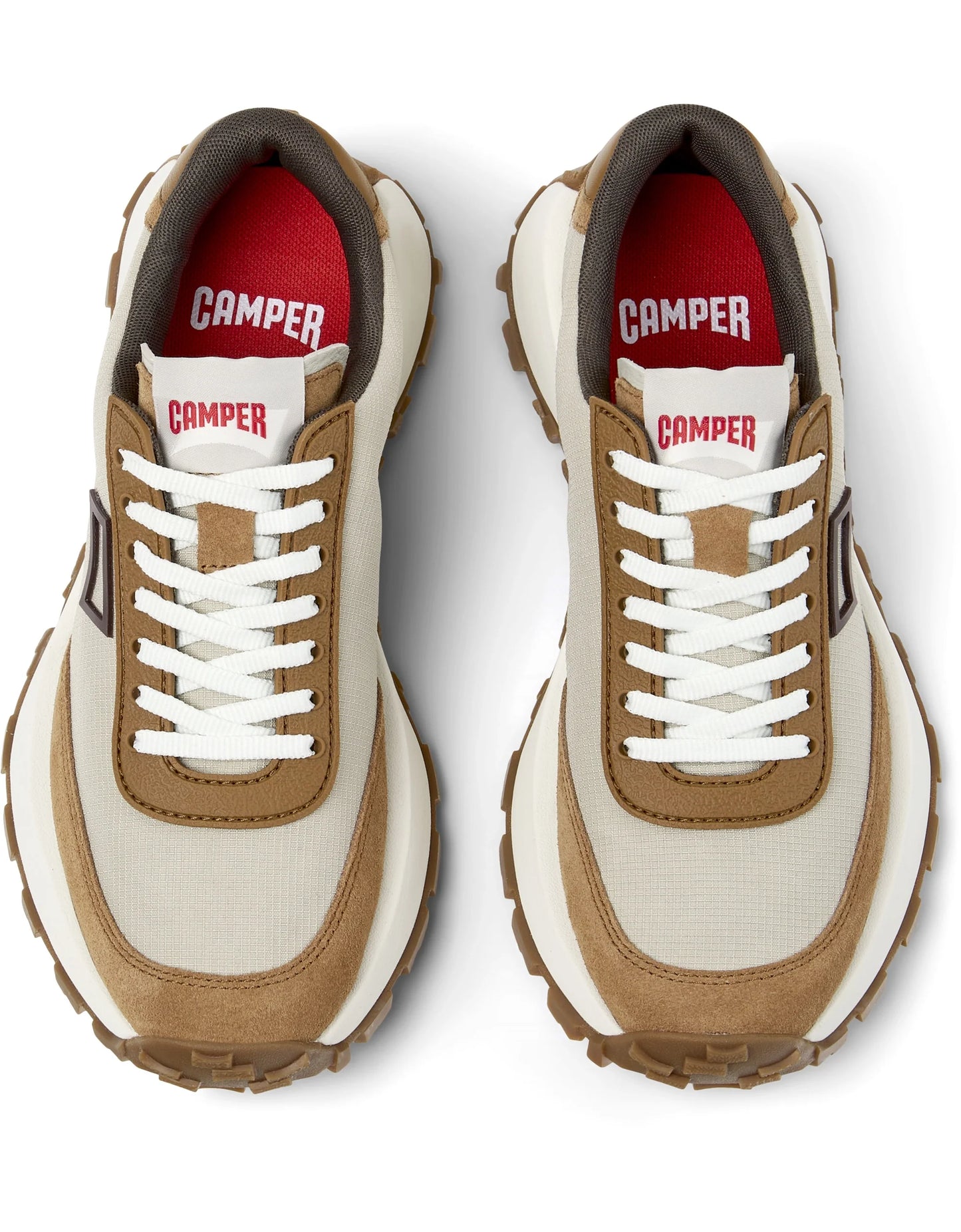 Sneakers Para Mujer De La Marca Camper Modelo Drift Trail Rug Area,Cam.Hely/Dtrail Houston-Miel De Color Beige