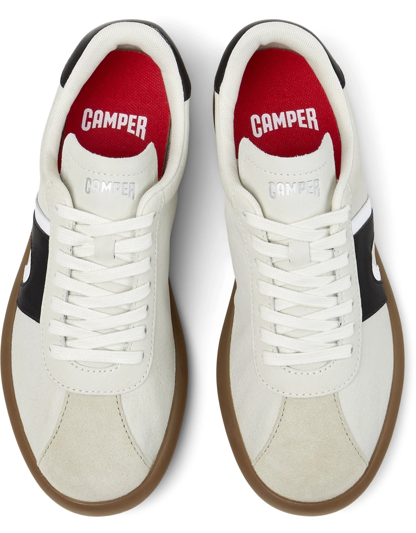 Sneakers Para Mujer De La Marca Camper Modelo Pelotas Soller Rug Hely,Ozette Houston/Psoller Miel De Color Blanco