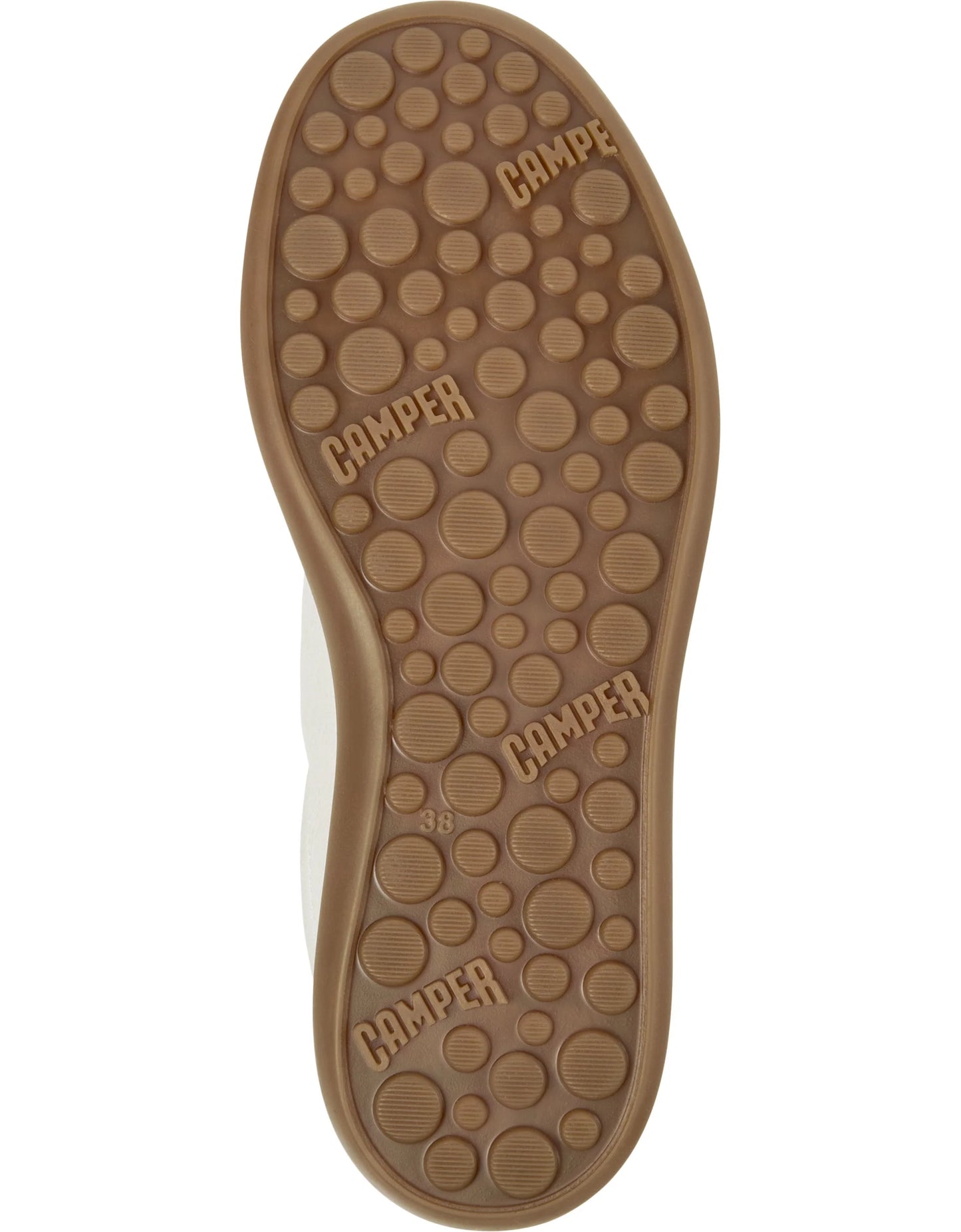 Sneakers Para Mujer De La Marca Camper Modelo Pelotas Soller Rug Hely,Ozette Houston/Psoller Miel De Color Blanco