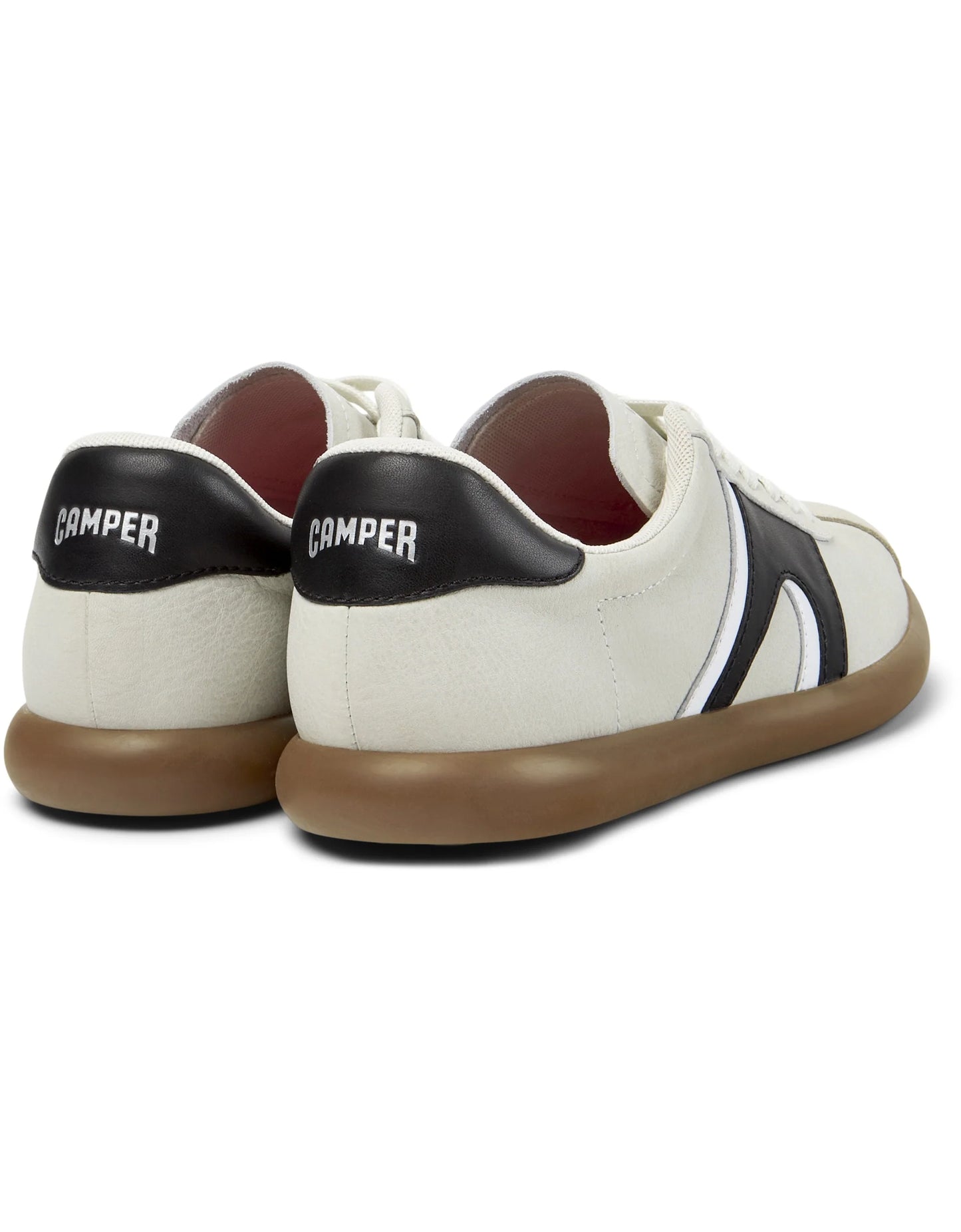 Sneakers Para Mujer De La Marca Camper Modelo Pelotas Soller Rug Hely,Ozette Houston/Psoller Miel De Color Blanco