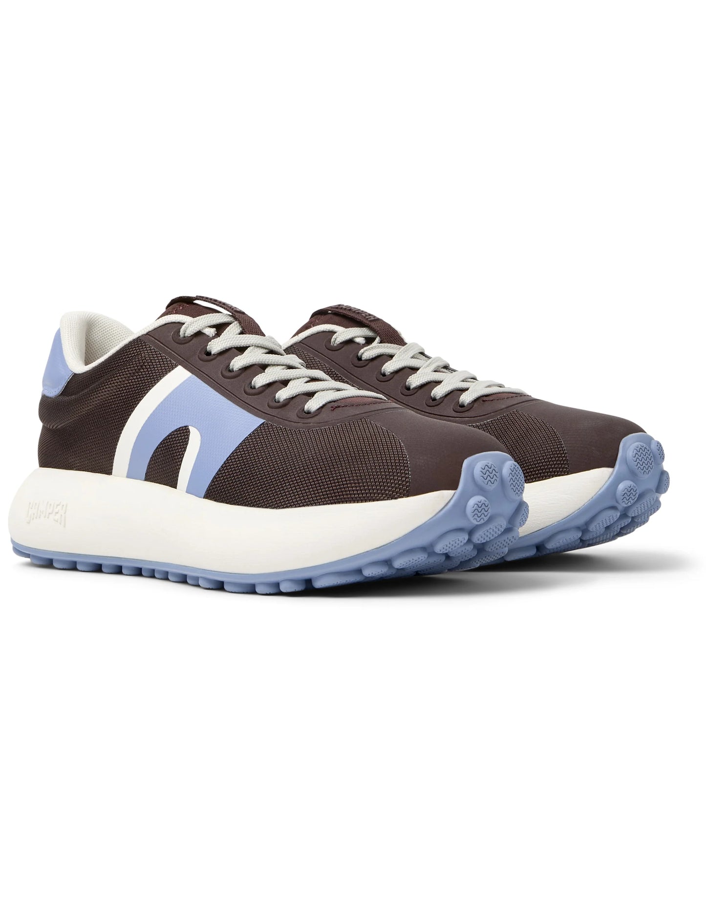 Sneakers Para Mujer De La Marca Camper Modelo Pelotas Athens Film Beizos,Pong Beizos/Path.Houst-Luar De Color Burdeos