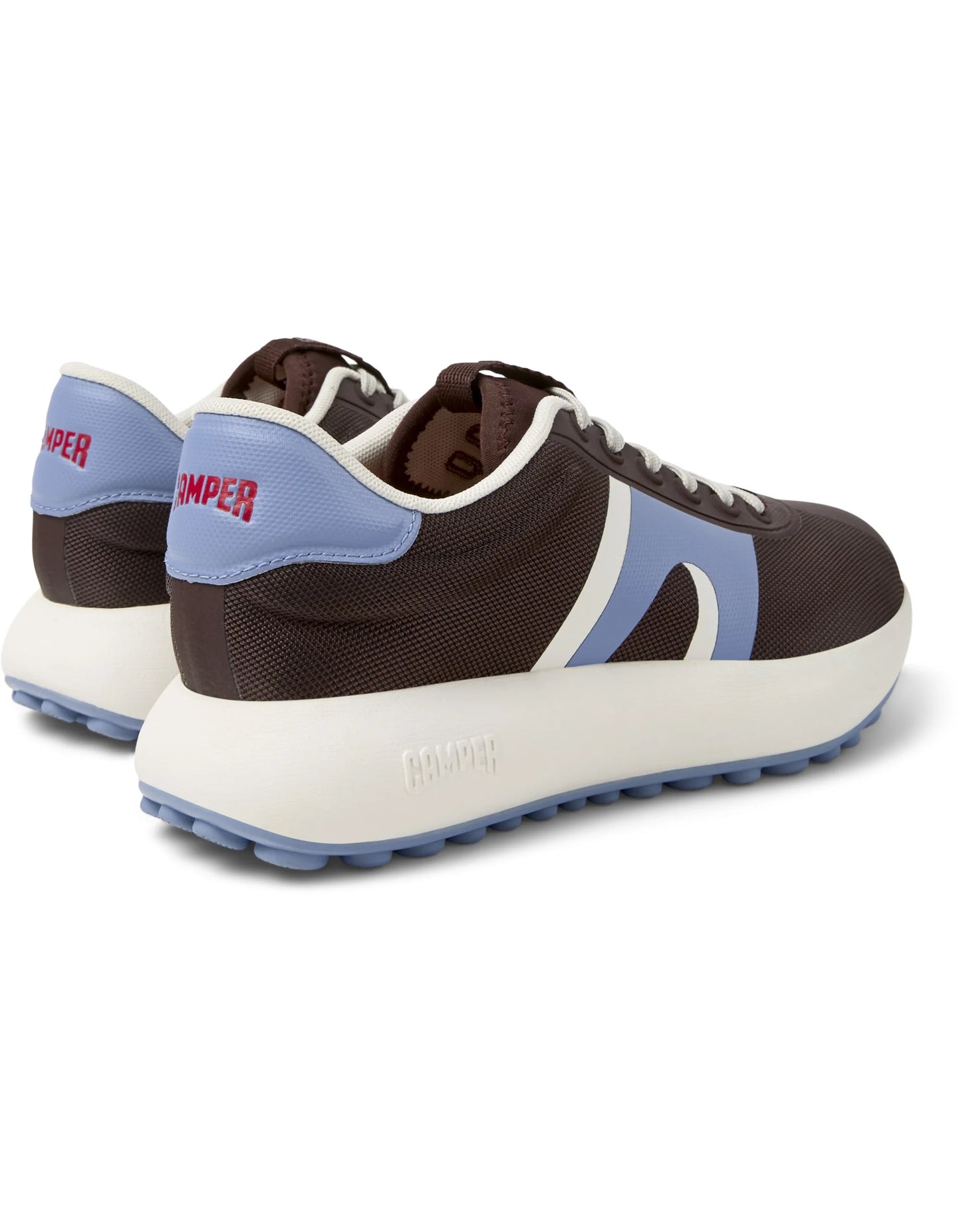 Sneakers Para Mujer De La Marca Camper Modelo Pelotas Athens Film Beizos,Pong Beizos/Path.Houst-Luar De Color Burdeos