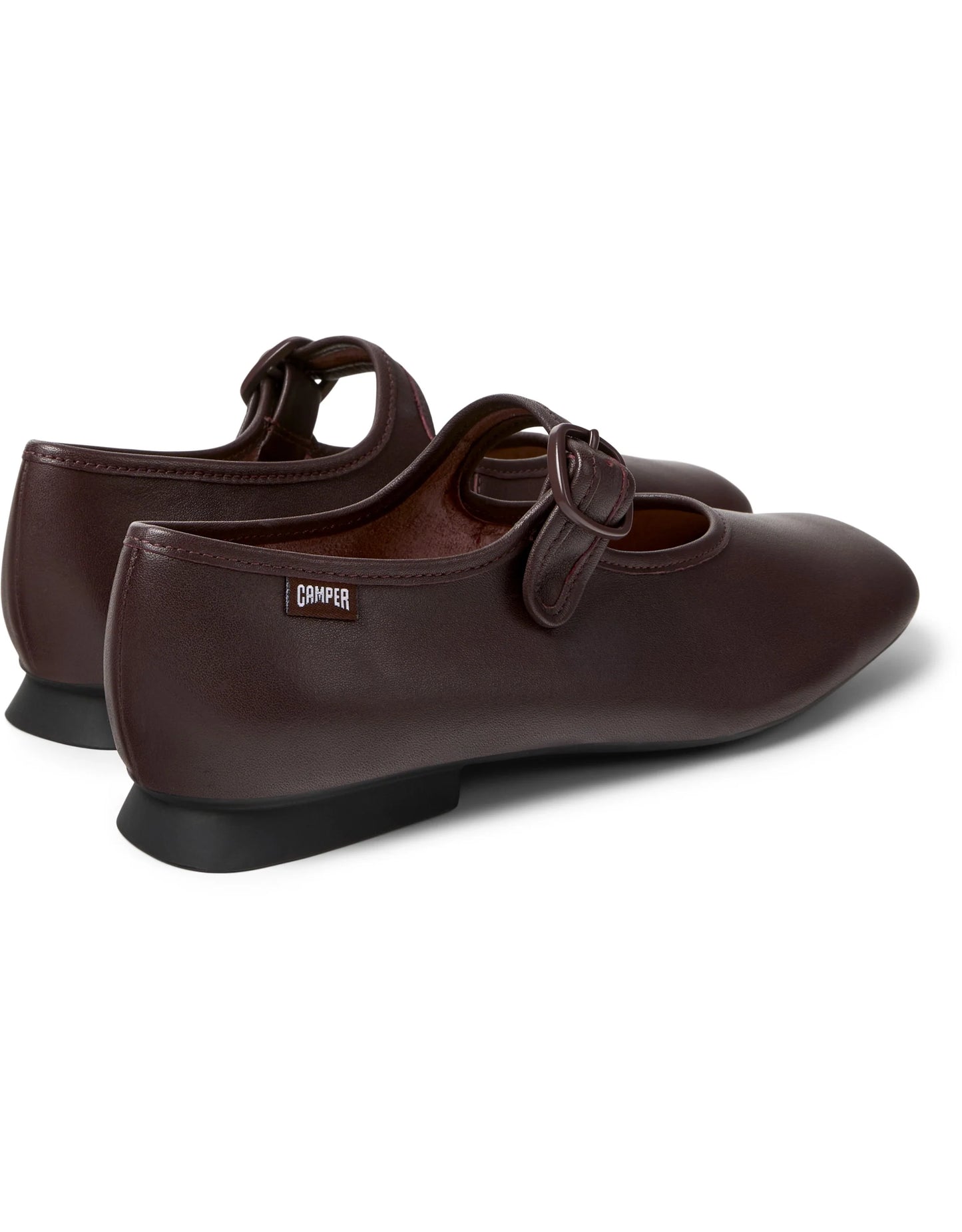 Mocasines Para Mujer De La Marca Camper Modelo Casi Myra Gobi Beizos/Casimyra Ry Negro De Color Burdeos