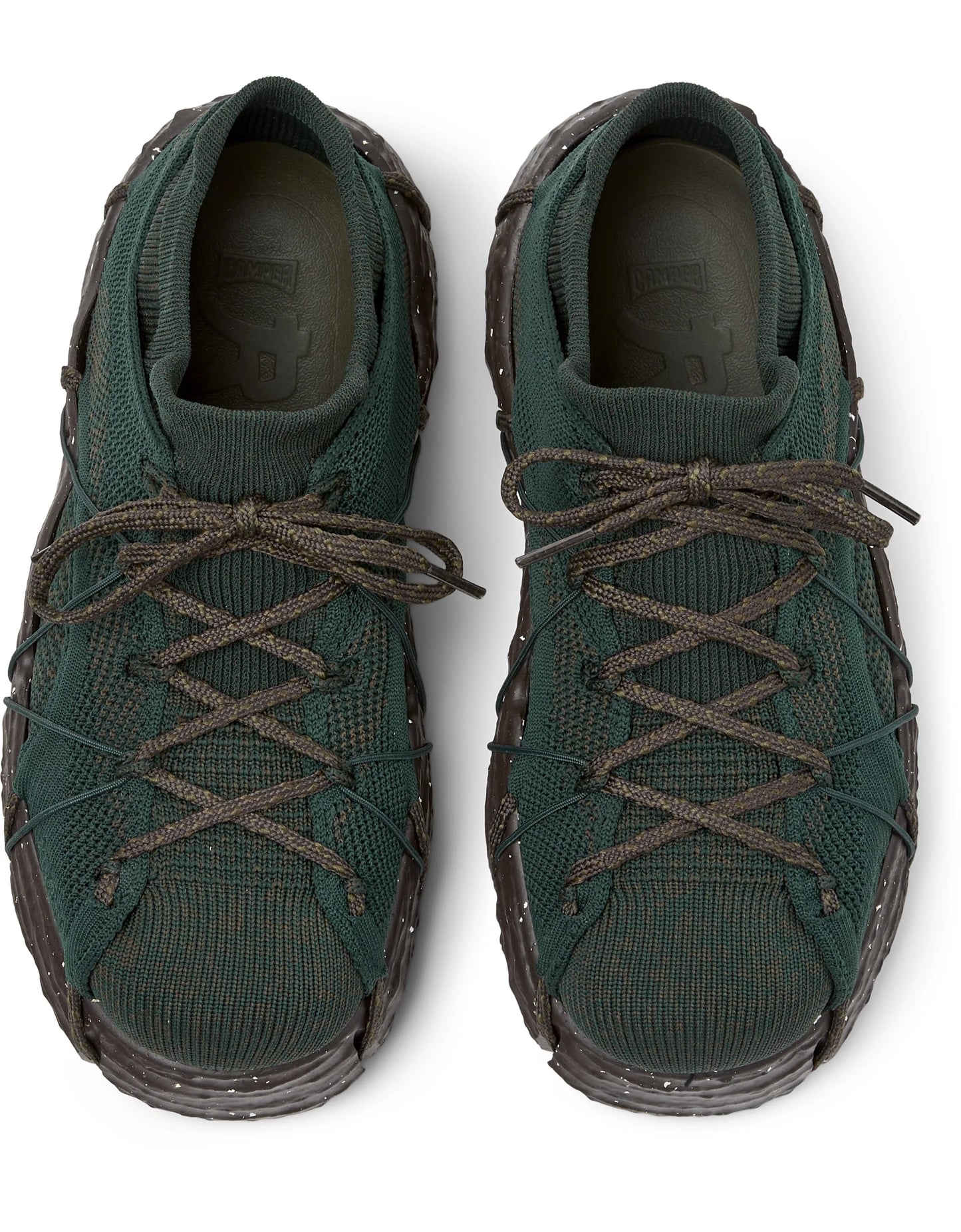 Sneakers Para Mujer De La Marca Camper Modelo Roku Knitted Ufo-Arume/Roku Marrone De Color Verde
