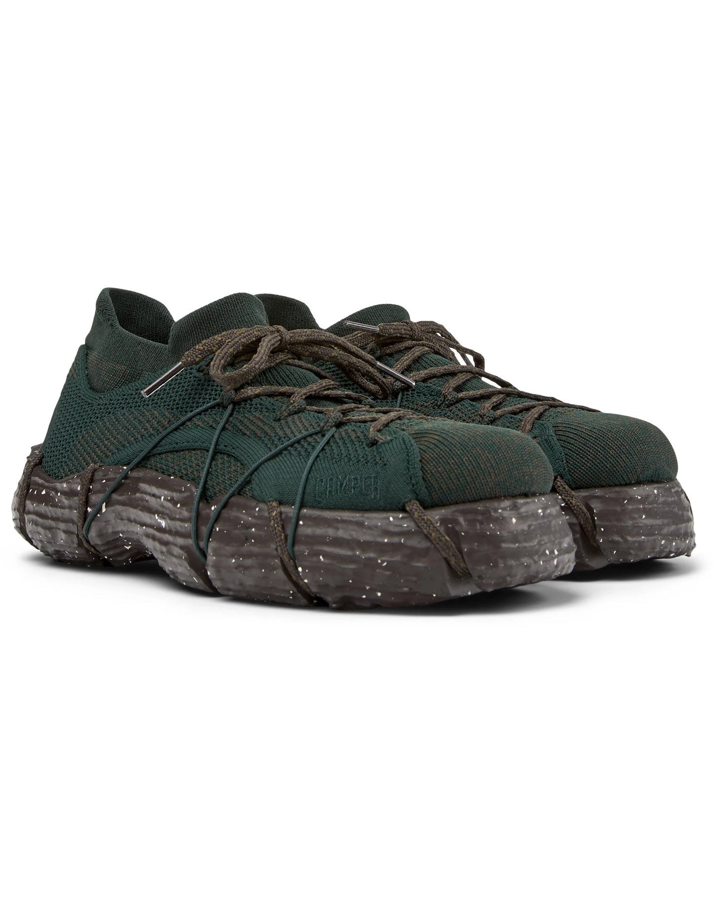 Sneakers Para Mujer De La Marca Camper Modelo Roku Knitted Ufo-Arume/Roku Marrone De Color Verde