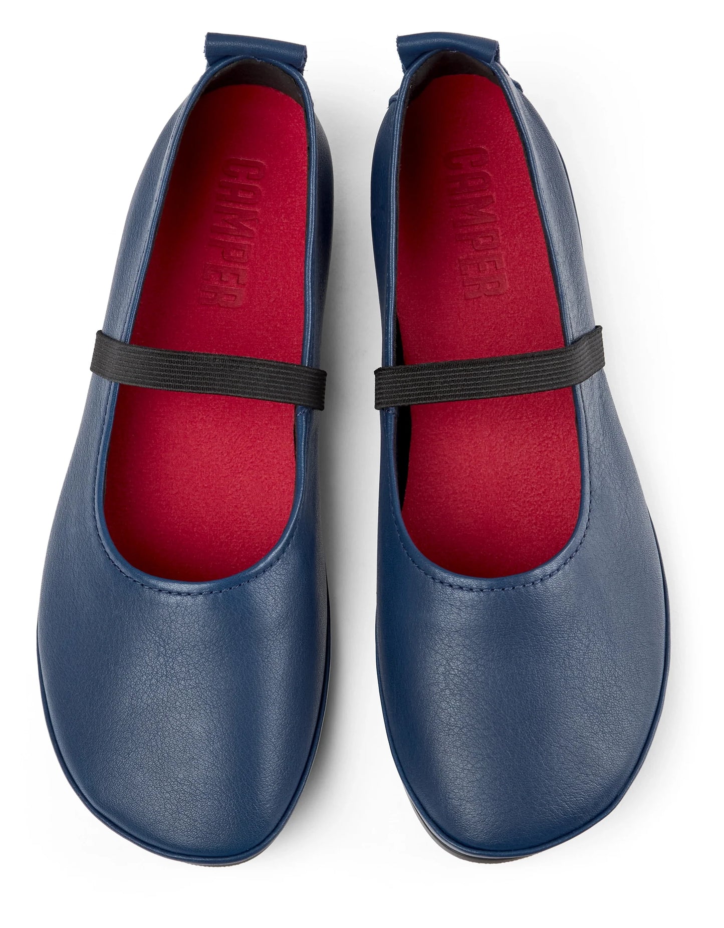 Mocasines Para Mujer De La Marca Camper Modelo Right Nina Gobi Yard/Isla Ry Negro De Color Azul