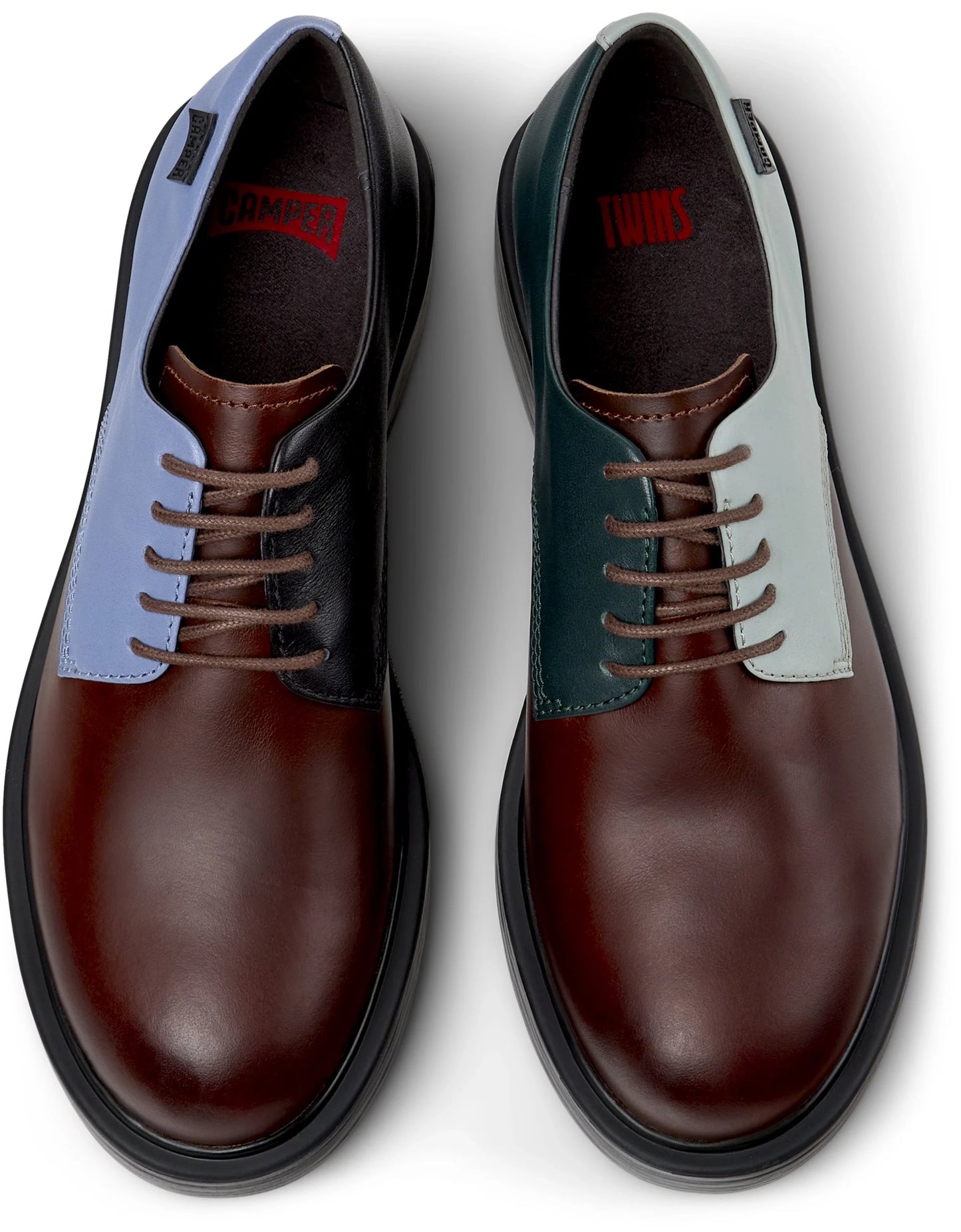 Zapatos Casual Para Mujer De La Marca Camper Modelo Tws Campus Cola,Gobi Luar/Dean Negro Multicolor