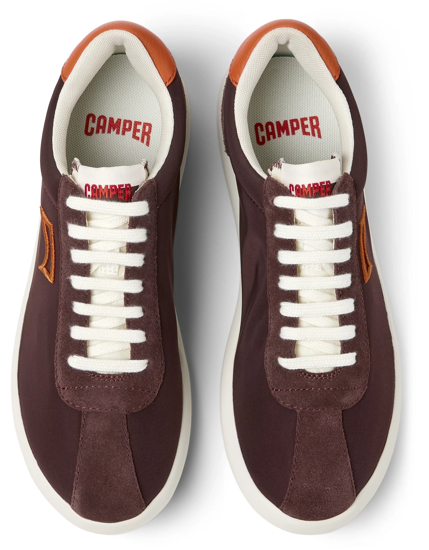 Sneakers Para Mujer De La Marca Camper Modelo Pelotas Xlf Rug Beizos,Vega Beizos/Party Houston De Color Burdeos