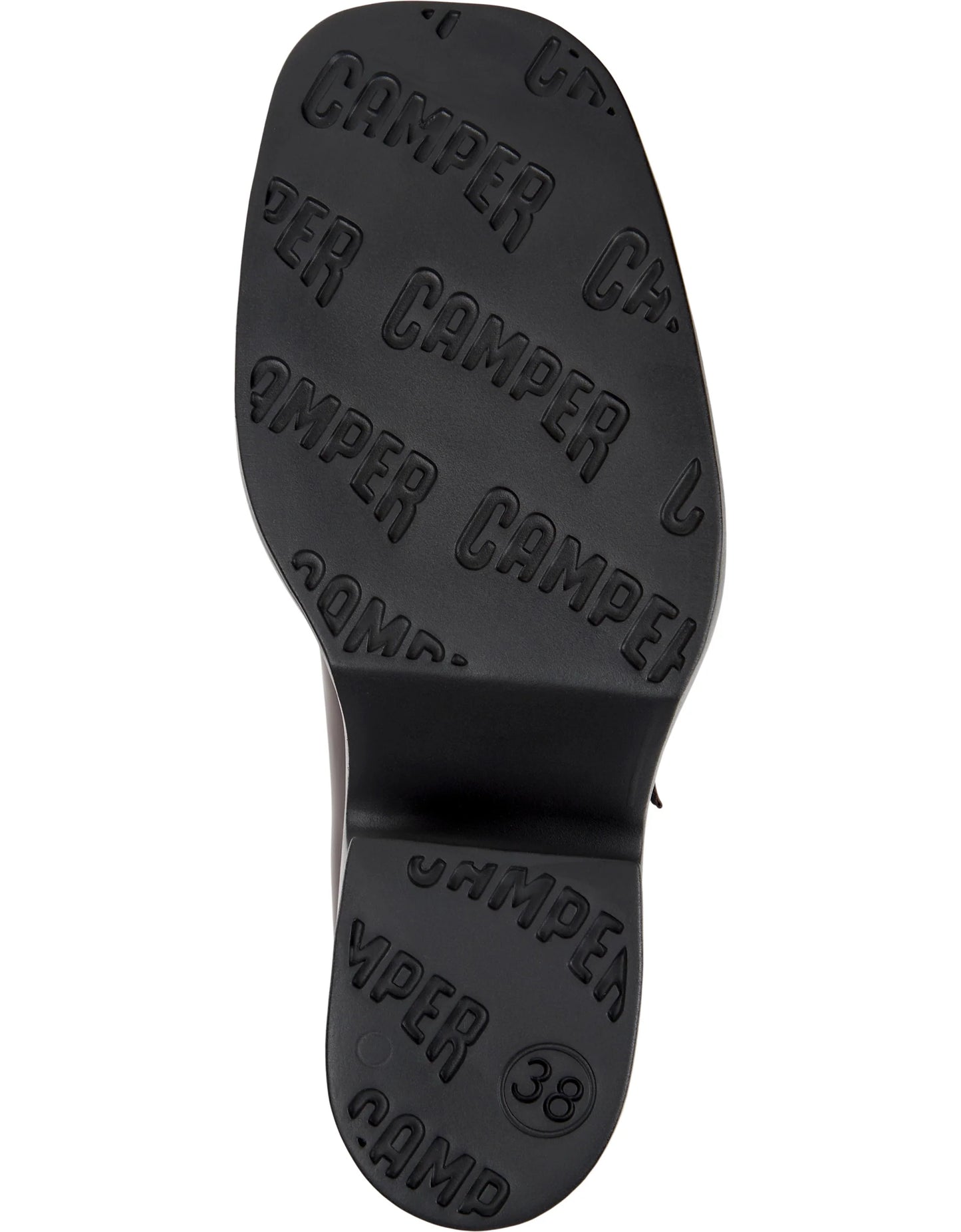 Mocasines Para Mujer De La Marca Camper Modelo Billie Mimi Beizos/Billie Negro Shiny De Color Burdeos