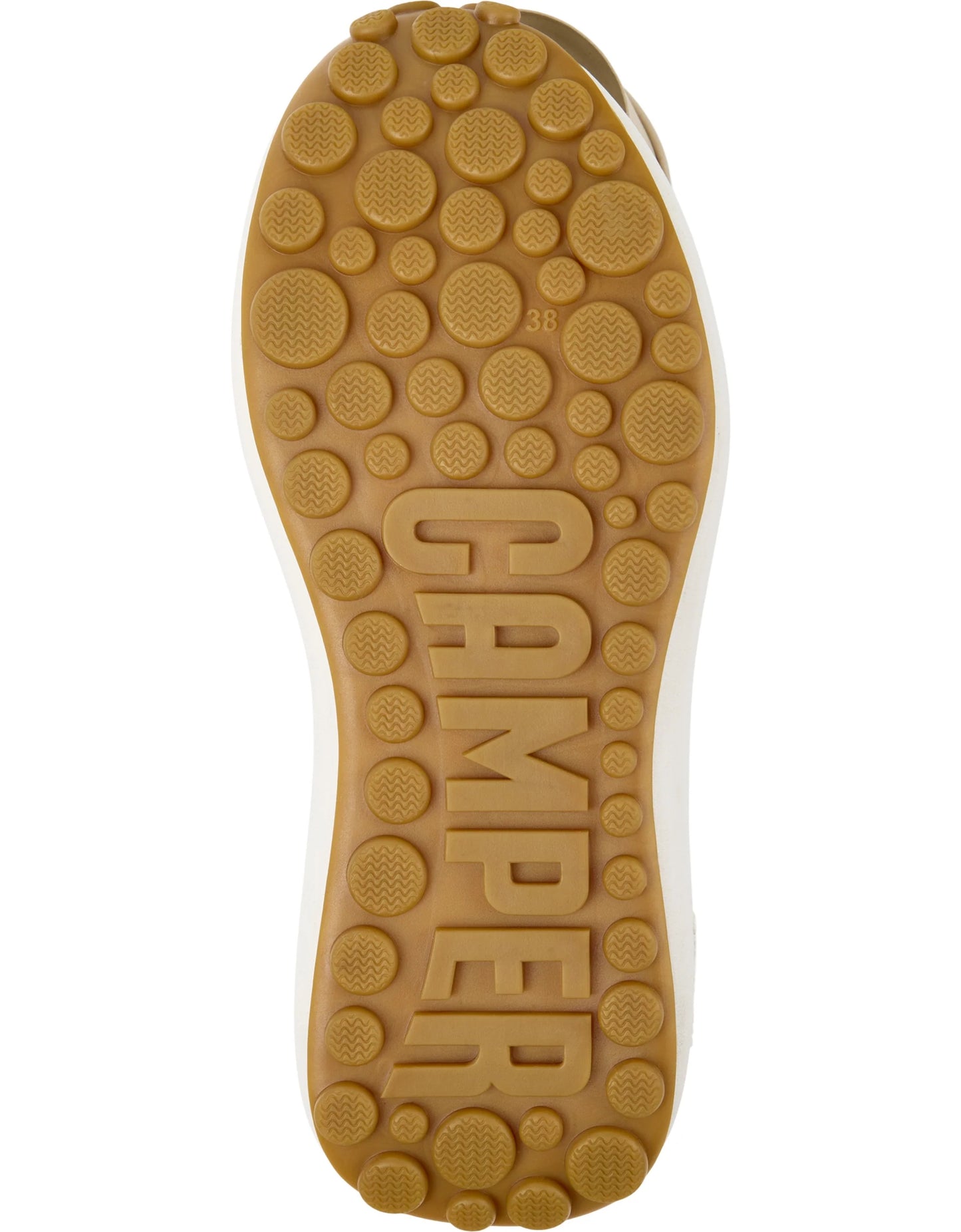 Mocasines Para Mujer De La Marca Camper Modelo Pelotas Athens Sella Houston/Pathens Houston-Miel De Color Blanco