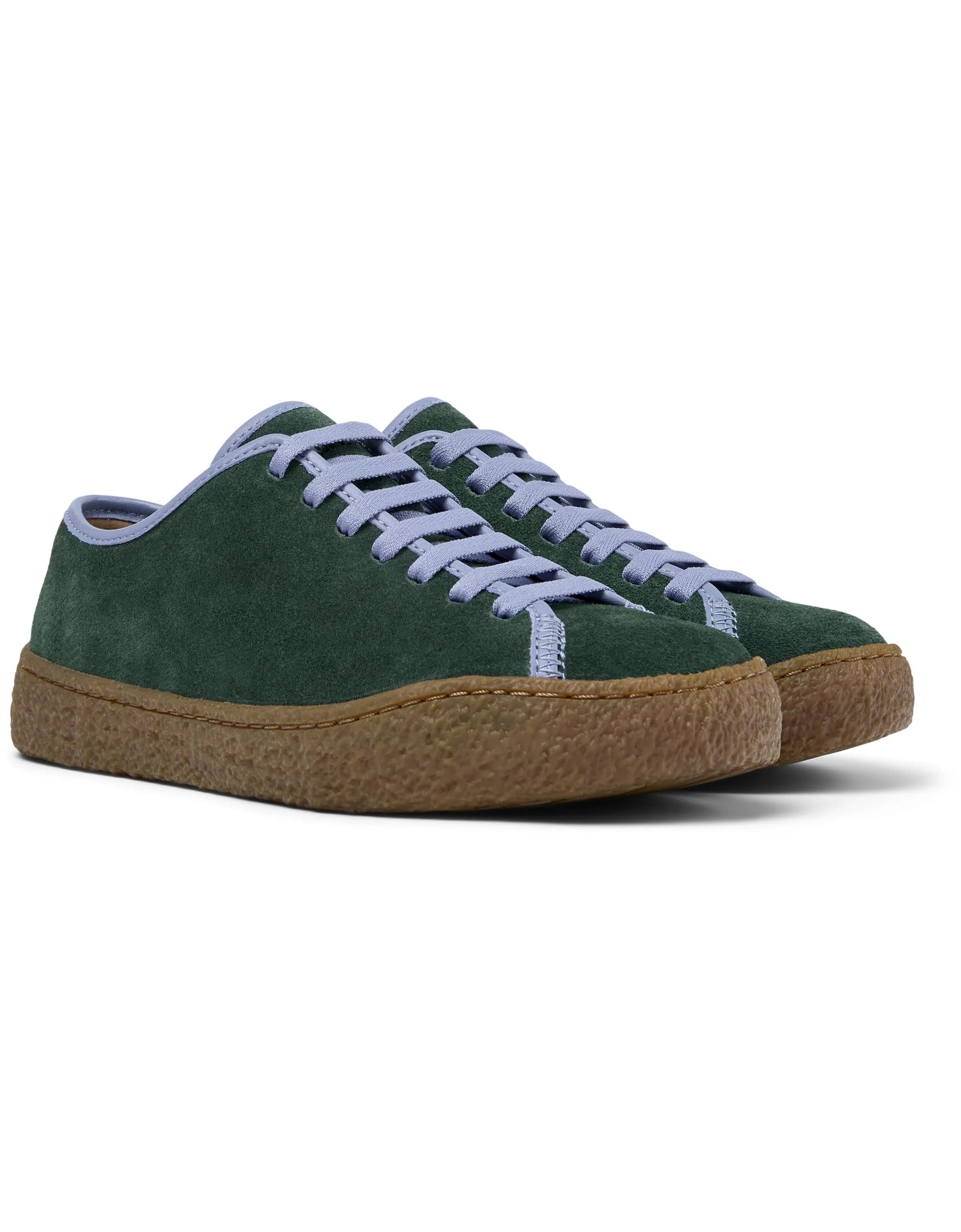 Zapatos Casual Para Mujer De La Marca Camper Modelo Peu Terreno Pello Arume,Gobi Luar/Peu Terreno Miel De Color Verde