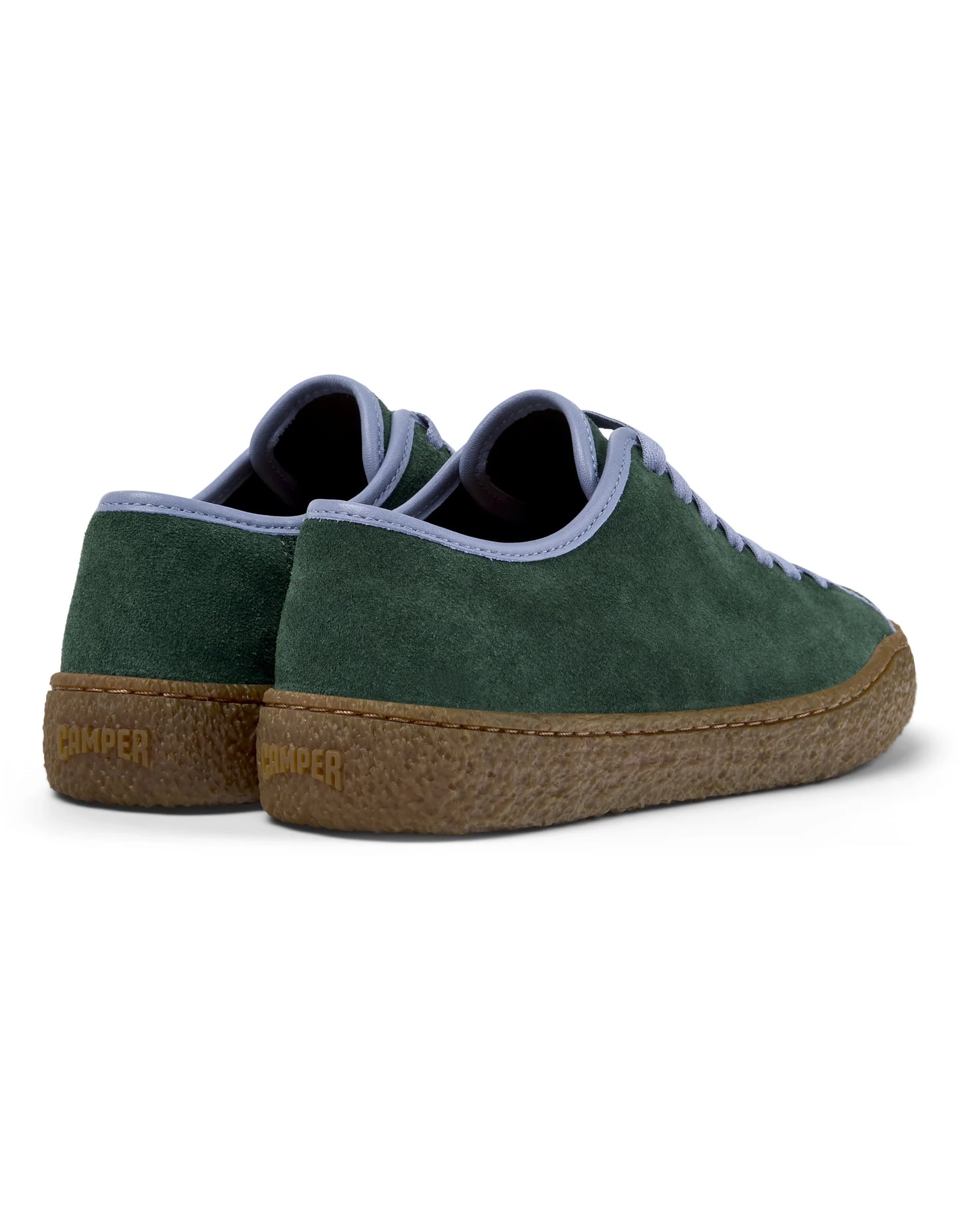 Zapatos Casual Para Mujer De La Marca Camper Modelo Peu Terreno Pello Arume,Gobi Luar/Peu Terreno Miel De Color Verde