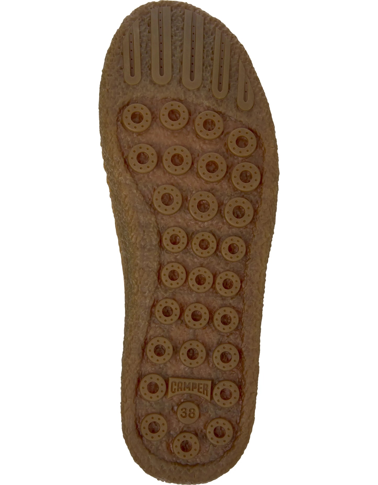 Mocasines Para Mujer De La Marca Camper Modelo Peu Terreno Pello Area,Gobi Hely/Peu Terreno Miel De Color Marrón