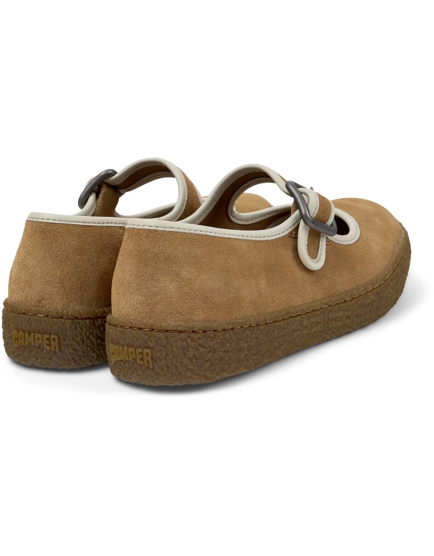 Mocasines Para Mujer De La Marca Camper Modelo Peu Terreno Pello Area,Gobi Hely/Peu Terreno Miel De Color Marrón