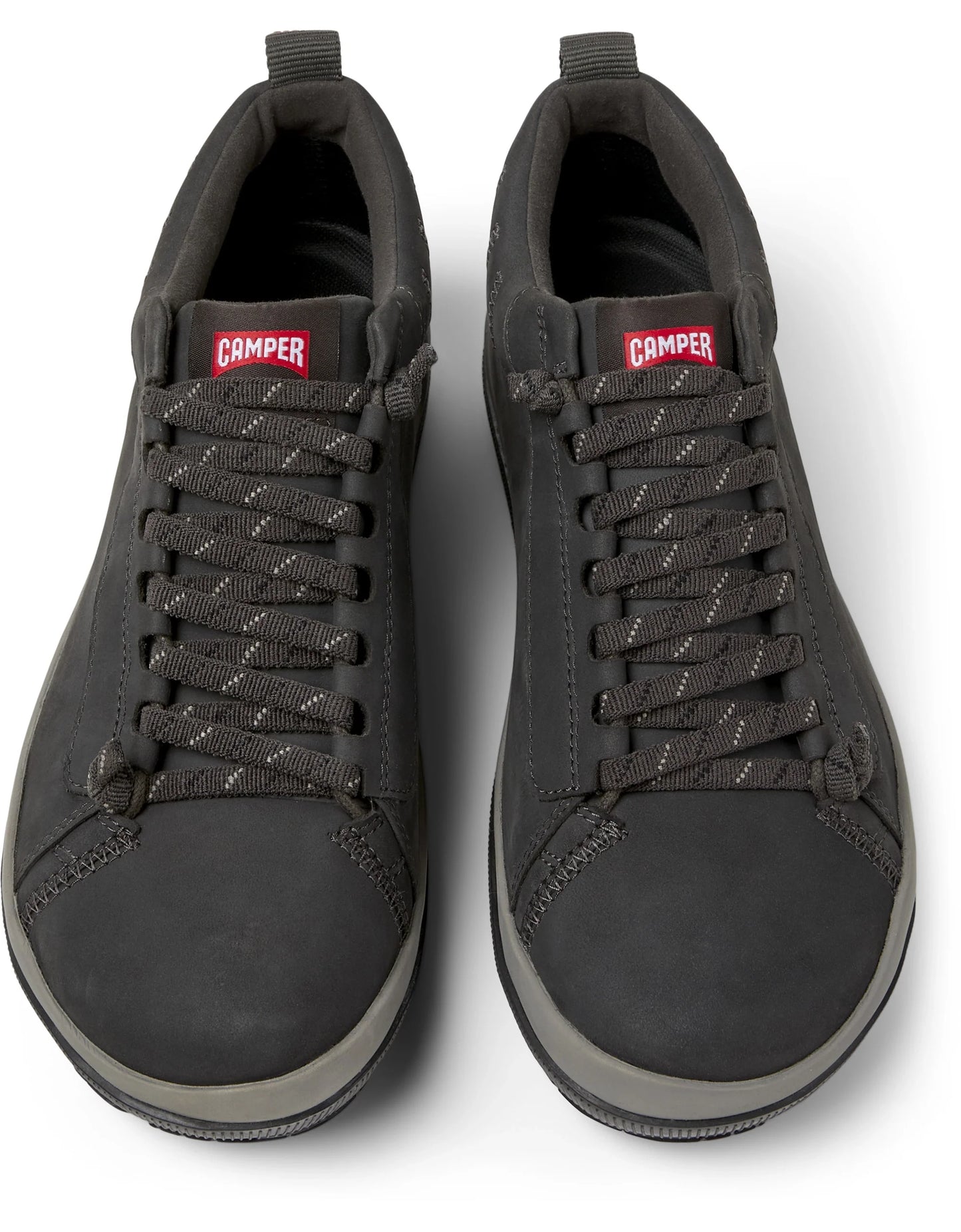 Botas Para Hombre De La Marca Camper Modelo Peu Pista Gm Travelbuck Meteor/Trail Somera-Negro De Color Gris