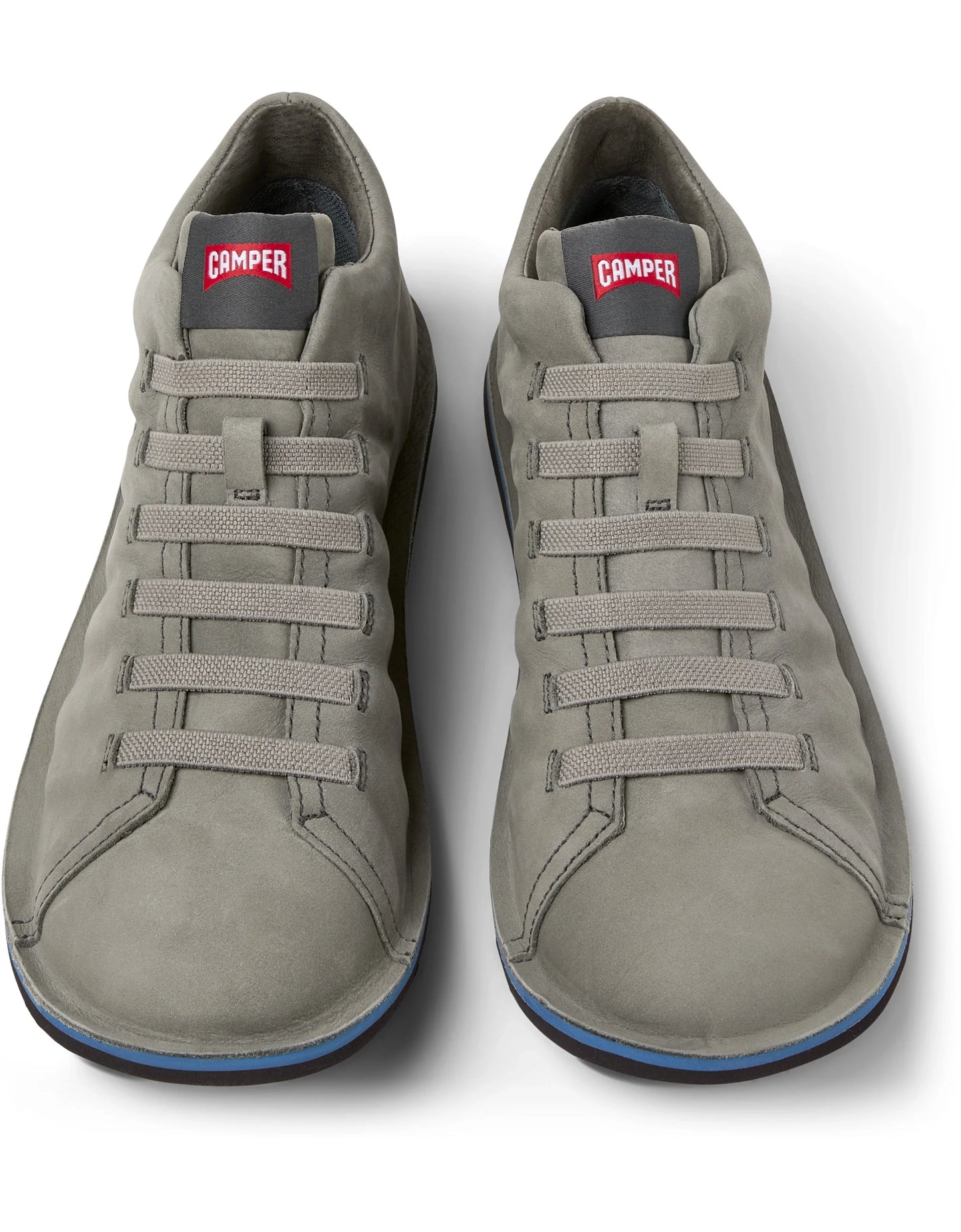 Botas Para Hombre De La Marca Camper Modelo Beetle Travelbuck Somera/Human Ry Pega-Marrone De Color Gris