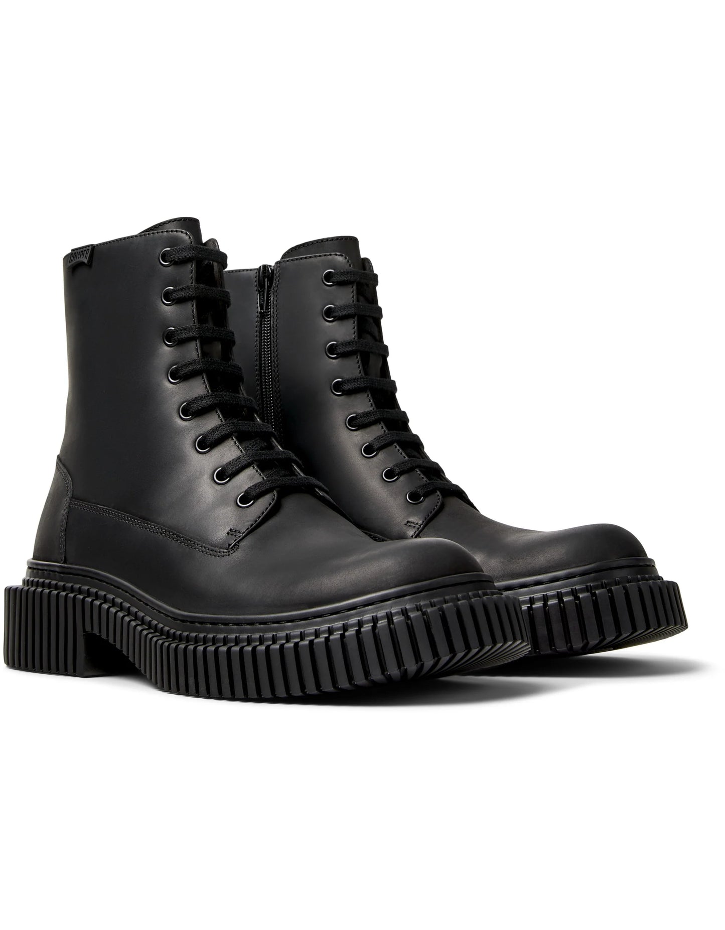 Botas Para Hombre De La Marca Camper Modelo Pix Berlin Crazyhorse Negro/Pix Berlin Negro De Color Negro