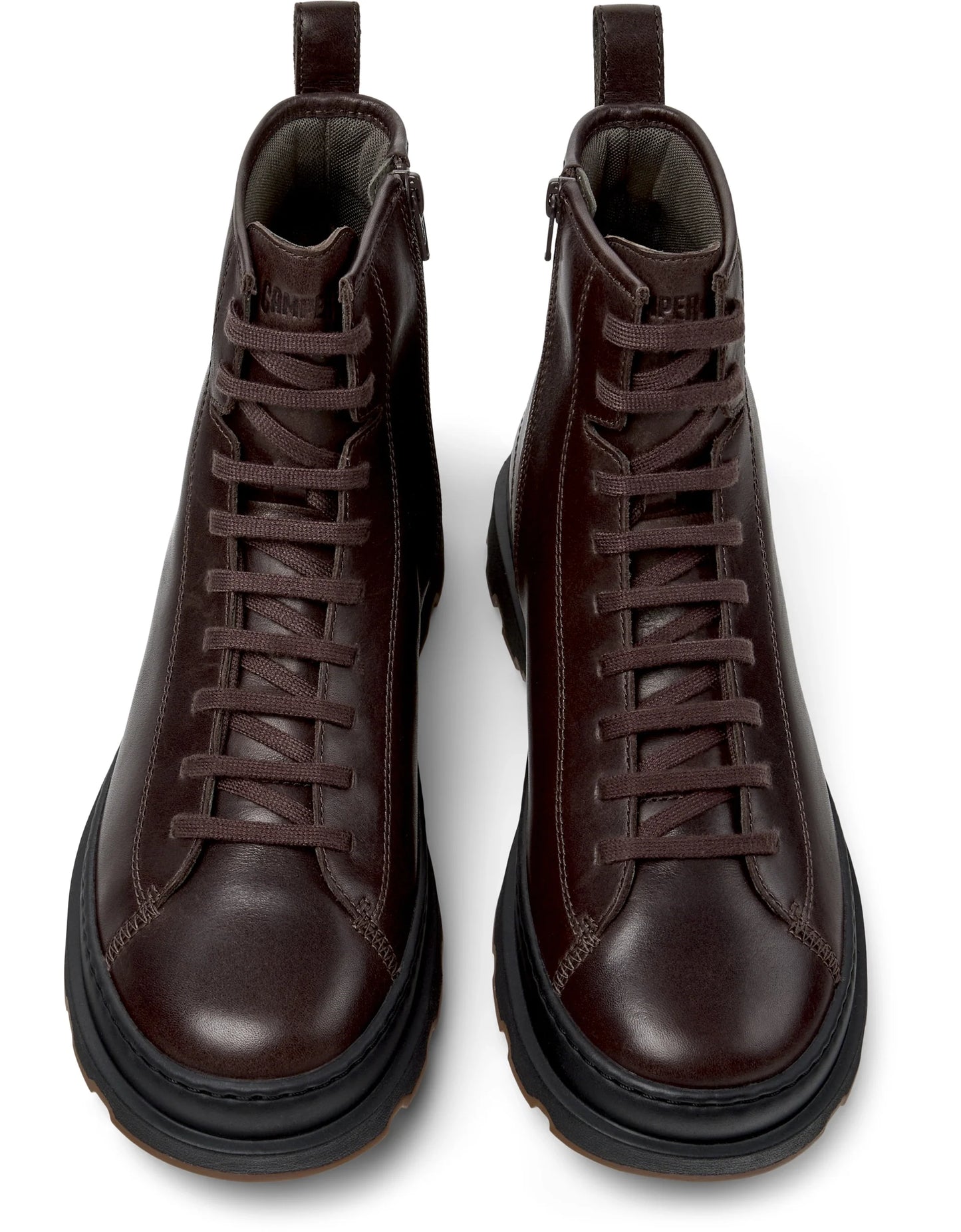 Botas Para Hombre De La Marca Camper Modelo Brutus+ Noray Umber/Brutus+ Negro-Miel De Color Marrón