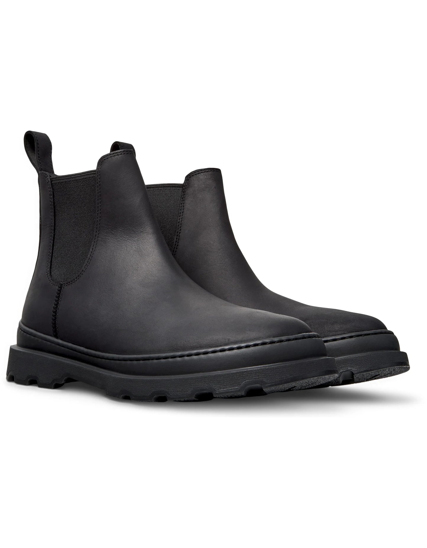 Botas Para Hombre De La Marca Camper Modelo Brutus+ Crazyhorse Negro/Brutus+ Negro De Color Negro