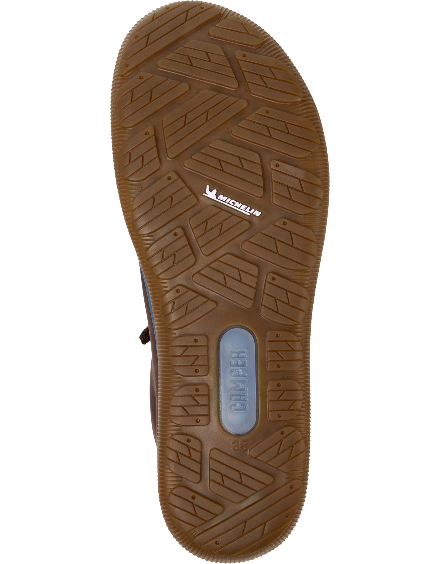 Botas Para Mujer De La Marca Camper Modelo Peu Pista Gm Travelb.Umber,Pong Meteor/Tra.Pega-Miel De Color Marrón