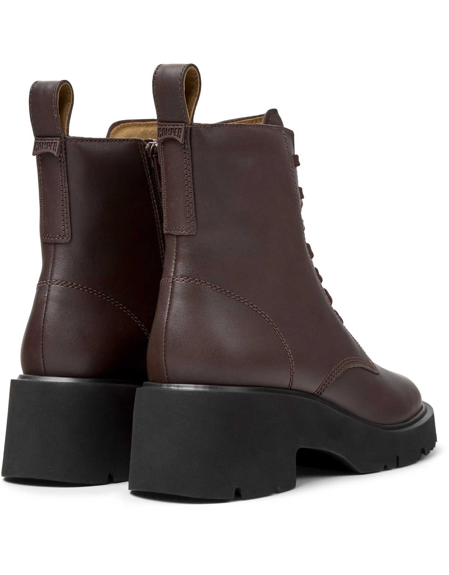 Botas Para Mujer De La Marca Camper Modelo Milah Domaine Umber/Milah Negro De Color Marrón