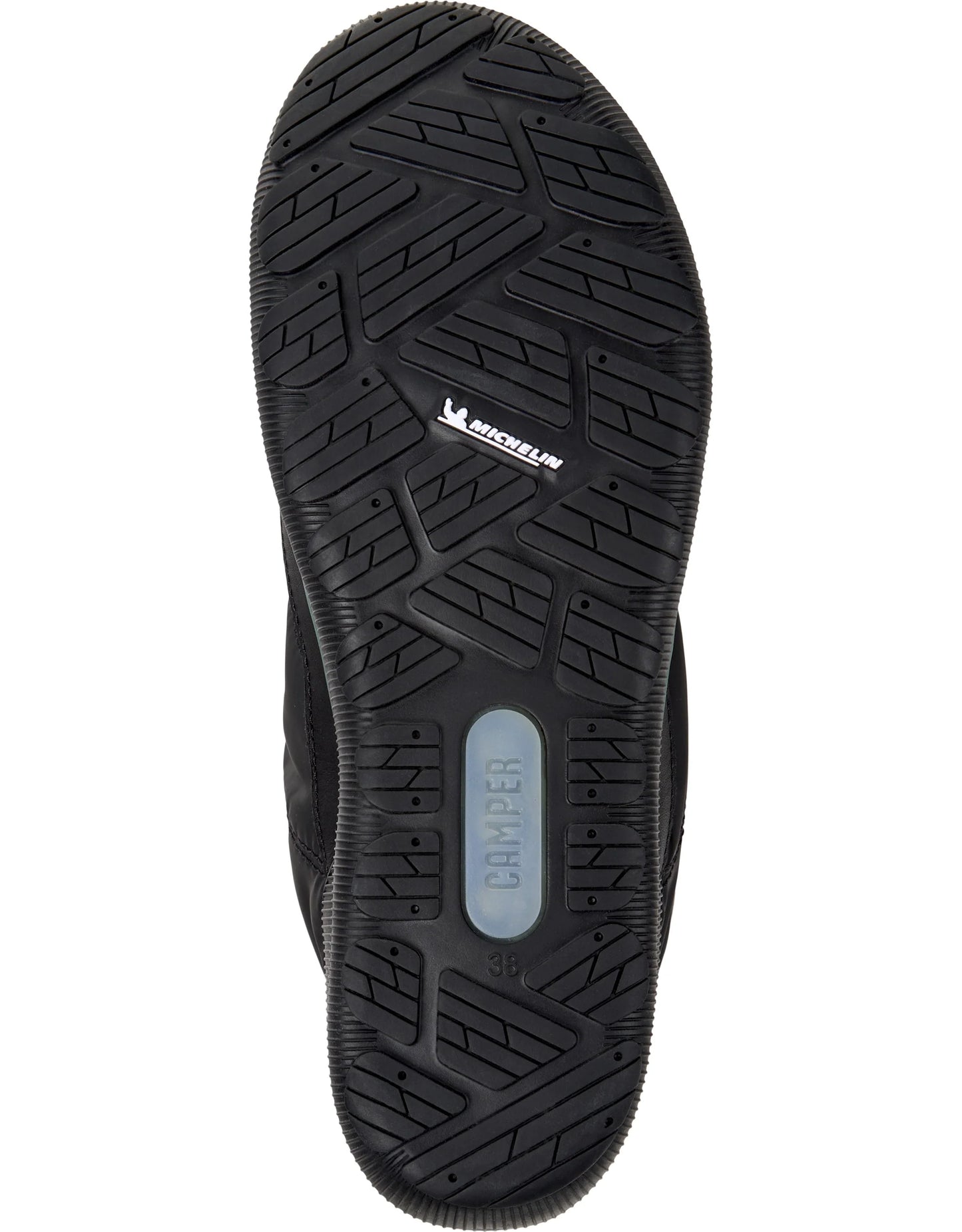 Botas Para Mujer De La Marca Camper Modelo Peu Pista Gm Triton Negro,Duvet Negro/Tra.Arume-Negro De Color Negro
