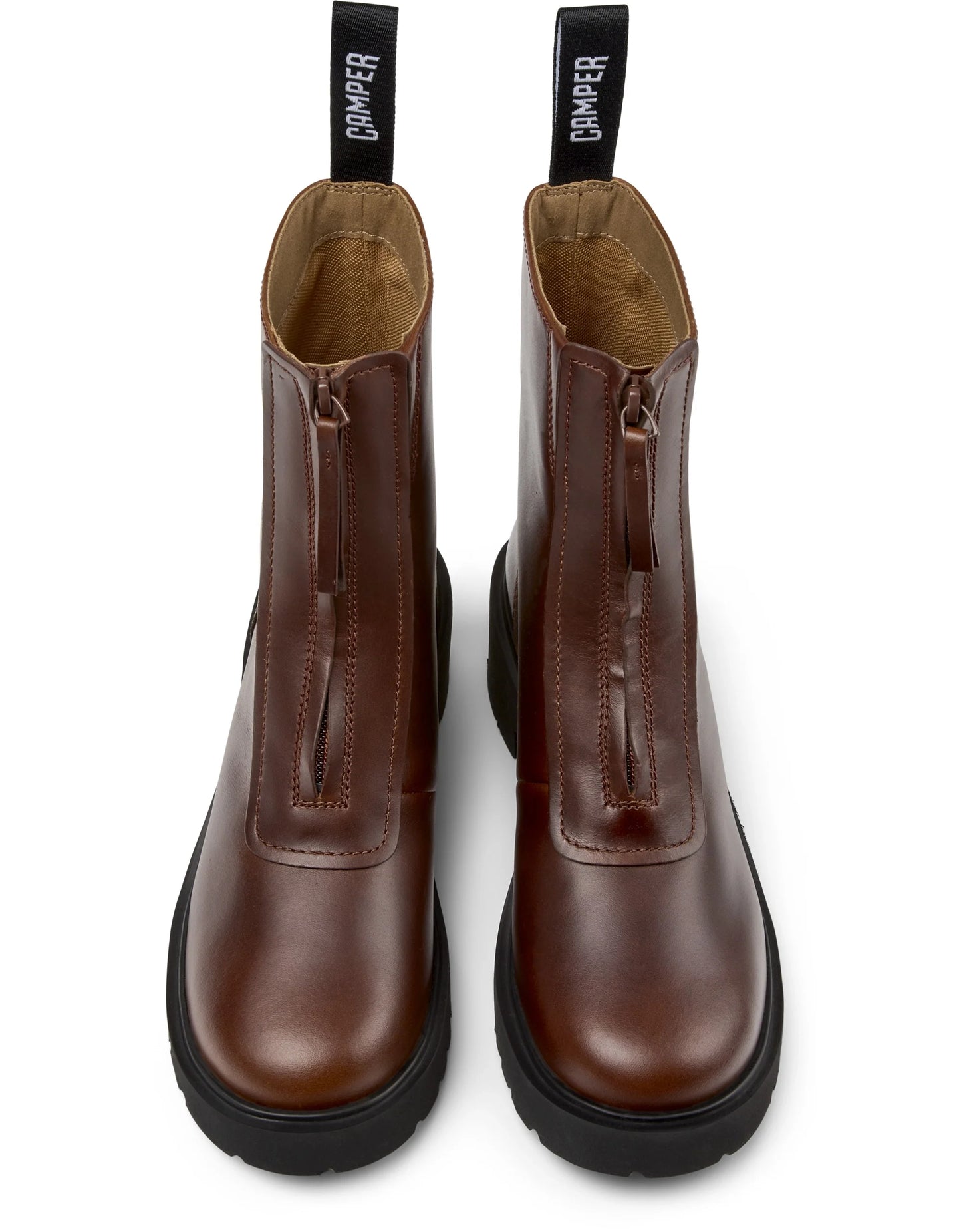 Botas Para Mujer De La Marca Camper Modelo Milah Campus Cola/Milah Negro De Color Marrón