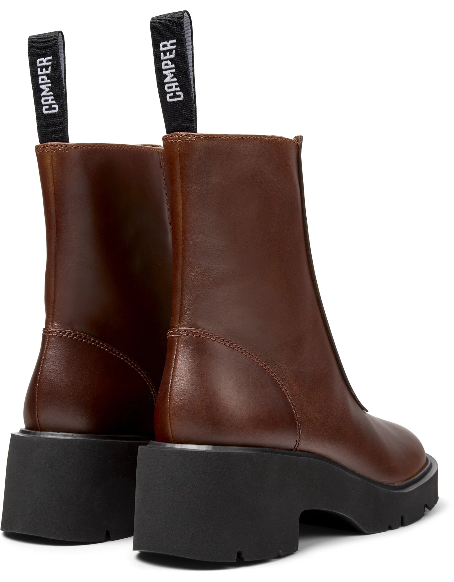 Botas Para Mujer De La Marca Camper Modelo Milah Campus Cola/Milah Negro De Color Marrón