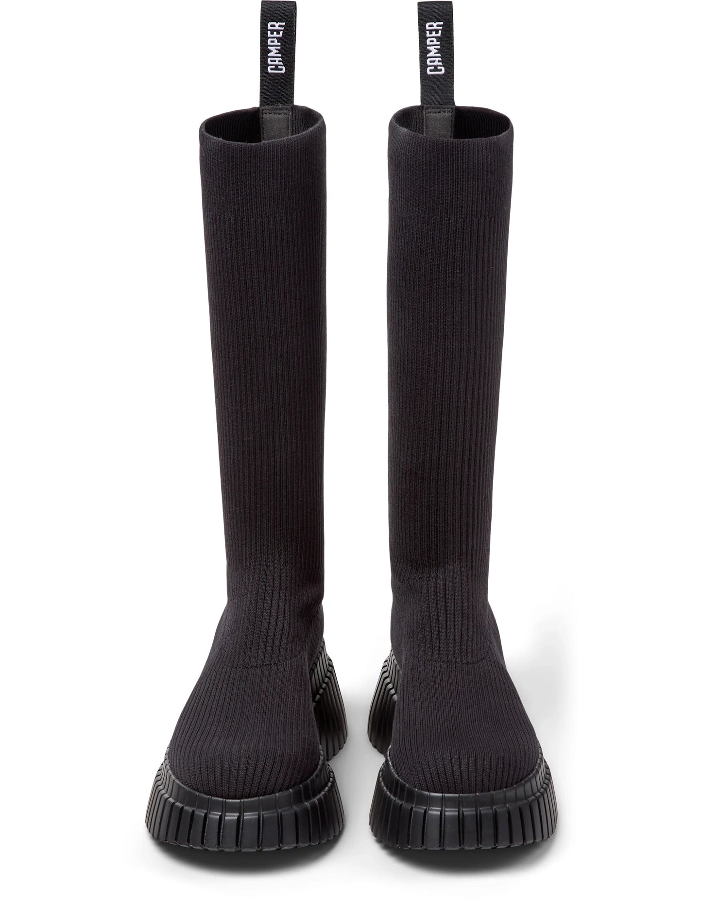 Botas Para Mujer De La Marca Camper Modelo Pix Bcn Ganxet Negro/Pix Bcn Negro De Color Negro