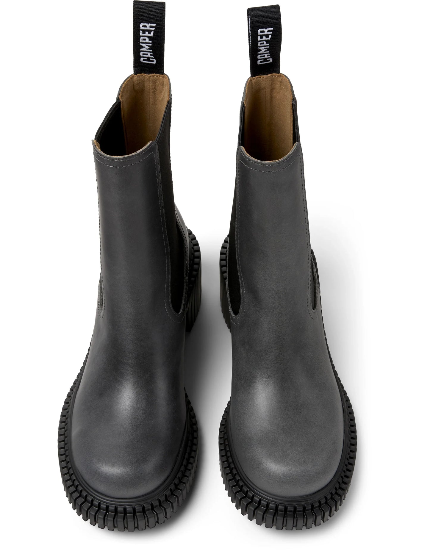 Botas Para Mujer De La Marca Camper Modelo Pix London Campus Corvo/Pix London Negro De Color Gris