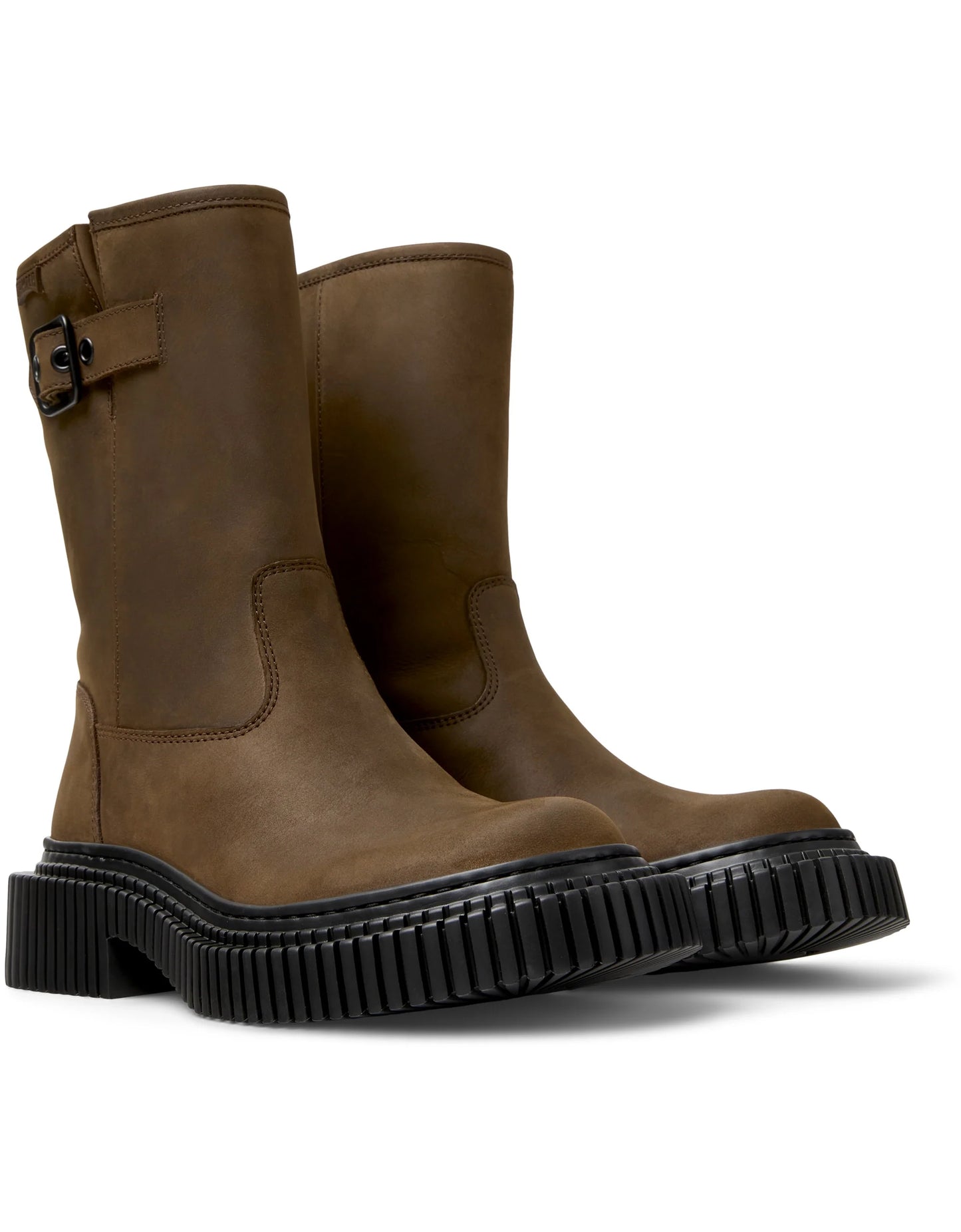 Botas Para Mujer De La Marca Camper Modelo Pix Berlin Crazyhorse Oleo/Pix Berlin Negro De Color Marrón