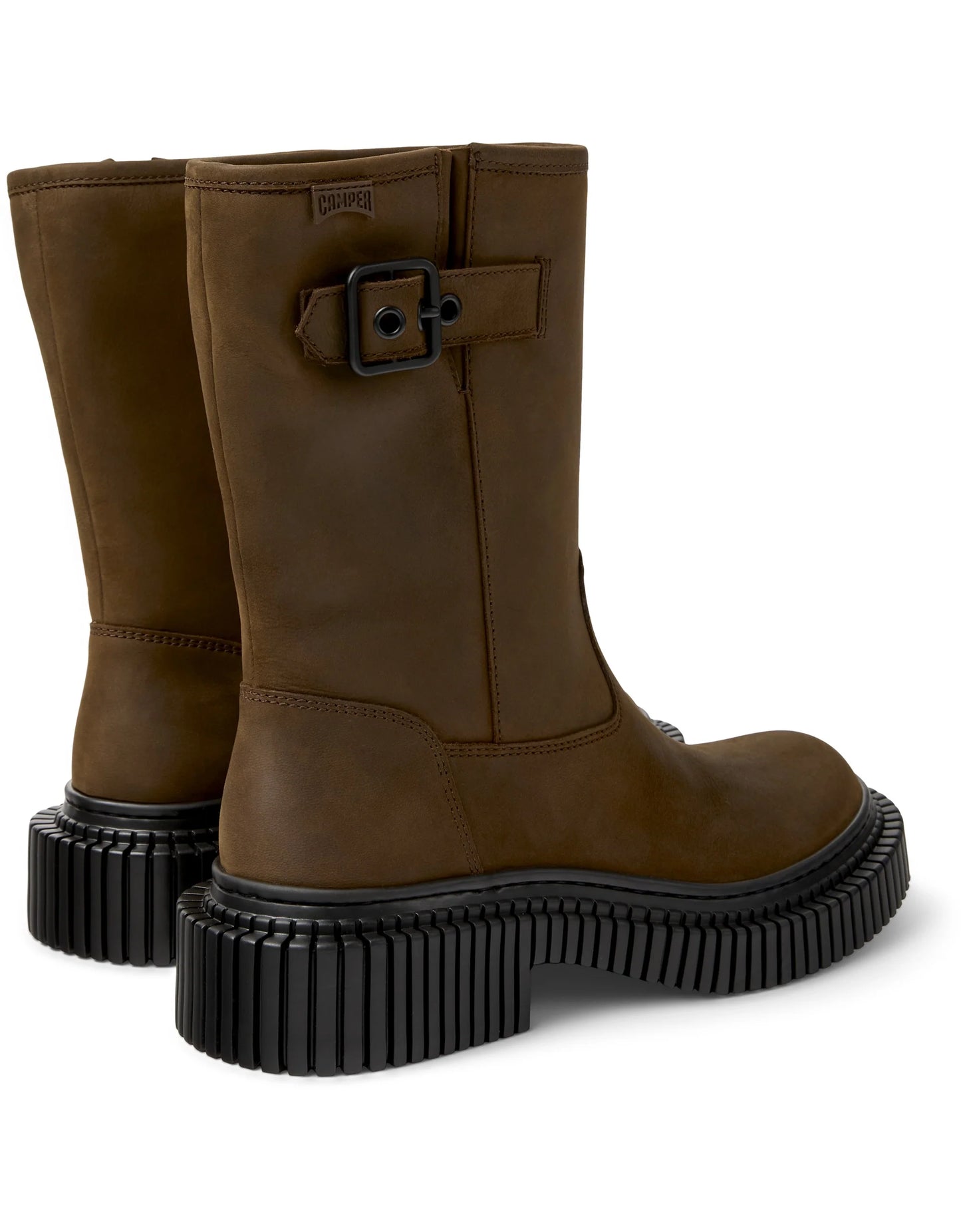 Botas Para Mujer De La Marca Camper Modelo Pix Berlin Crazyhorse Oleo/Pix Berlin Negro De Color Marrón
