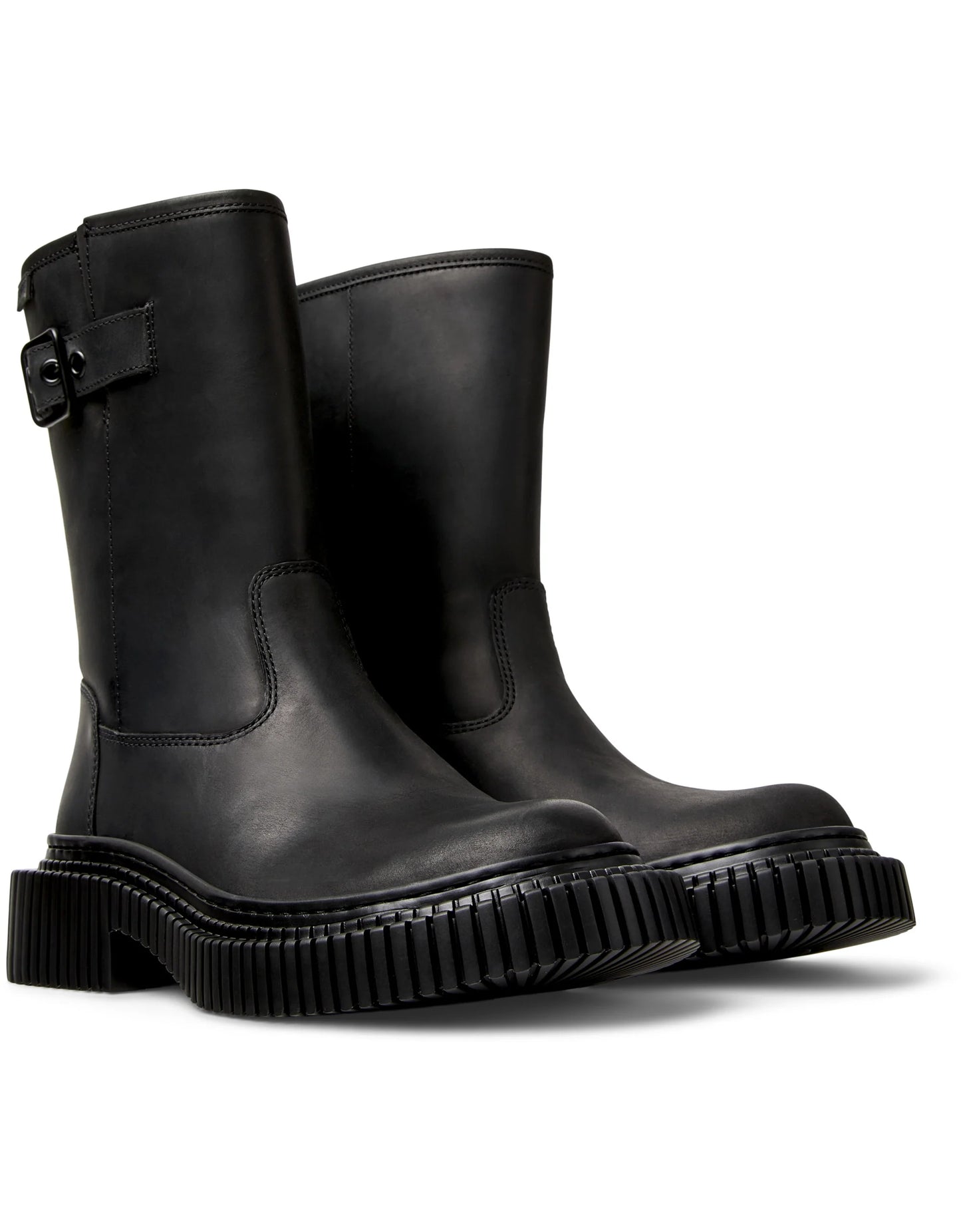 Botas Para Mujer De La Marca Camper Modelo Pix Berlin Crazyhorse Negro/Pix Berlin Negro De Color Negro