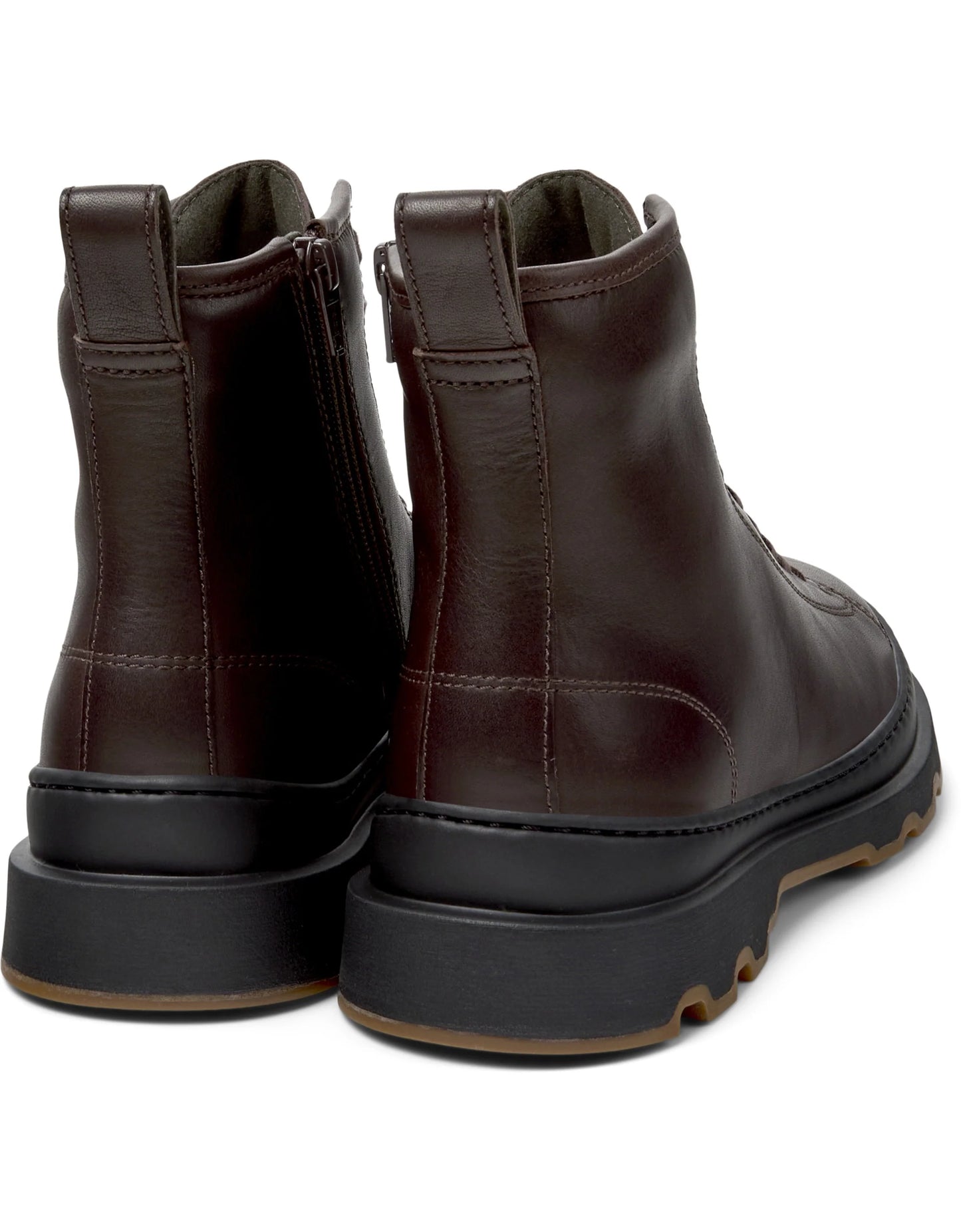 Botas Para Mujer De La Marca Camper Modelo Brutus+ Noray Umber/Brutus+ Negro-Miel De Color Marrón