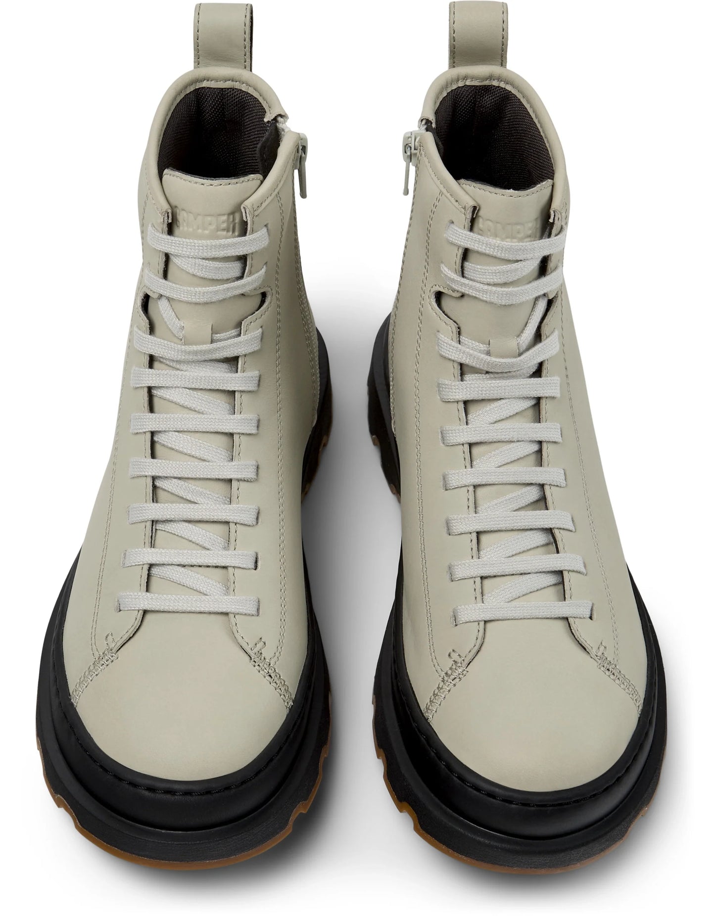 Botas Para Mujer De La Marca Camper Modelo Brutus+ Noray Hely/Brutus+ Negro-Miel De Color Beige