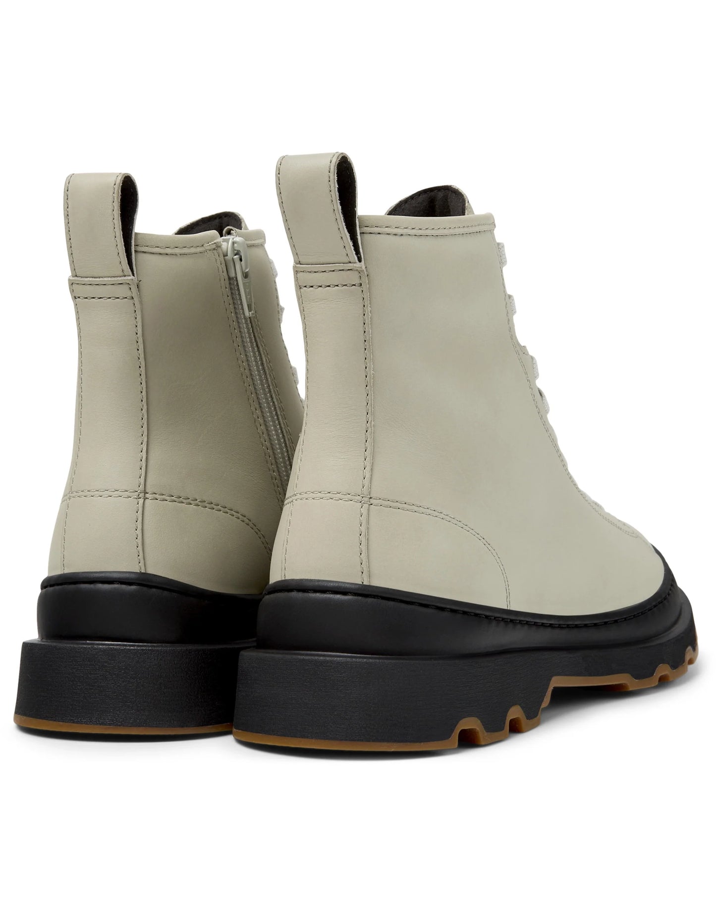Botas Para Mujer De La Marca Camper Modelo Brutus+ Noray Hely/Brutus+ Negro-Miel De Color Beige