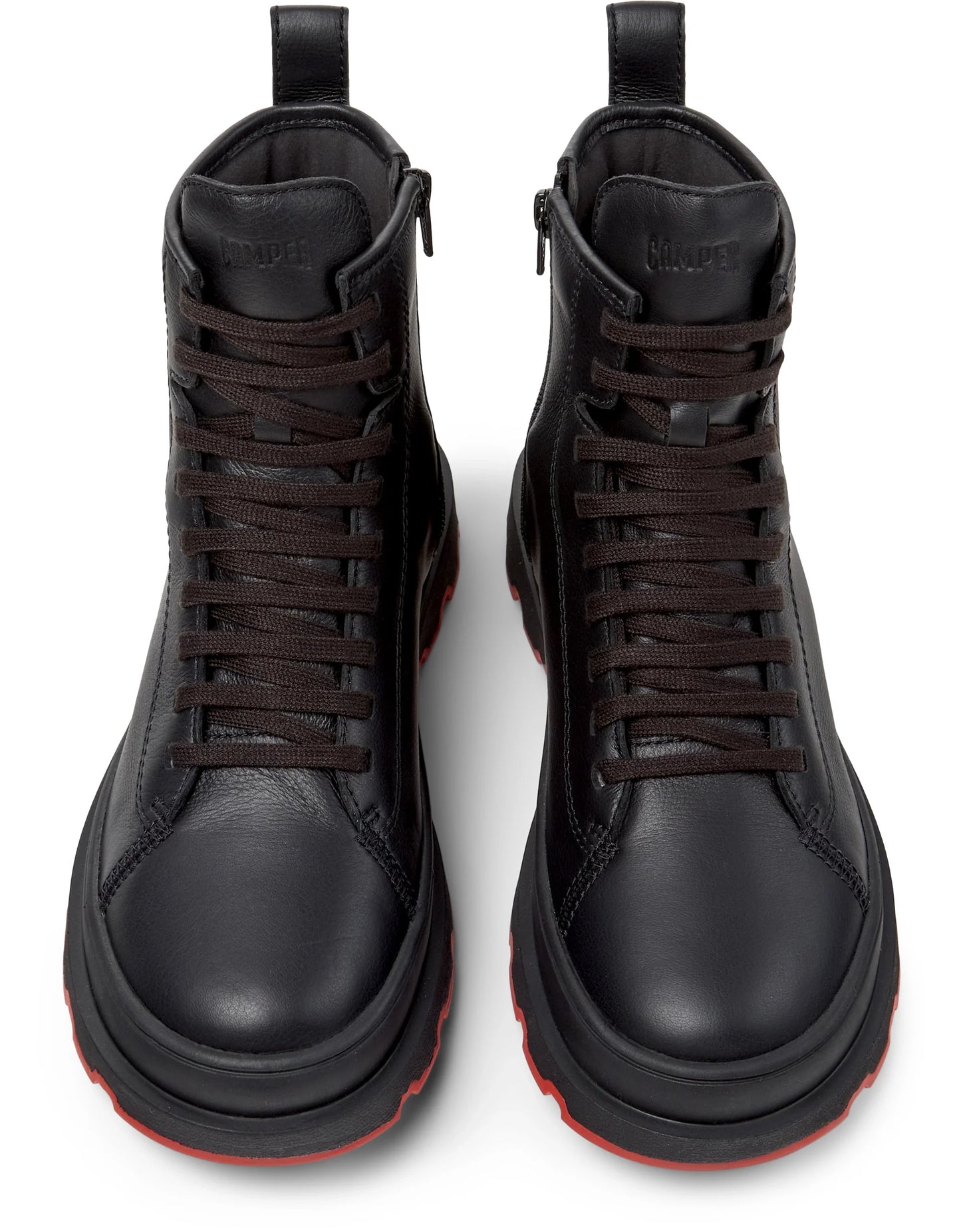 Botas Para Mujer De La Marca Camper Modelo Brutus+ Guard Negro/Brutus+ Negro-Barco De Color Negro