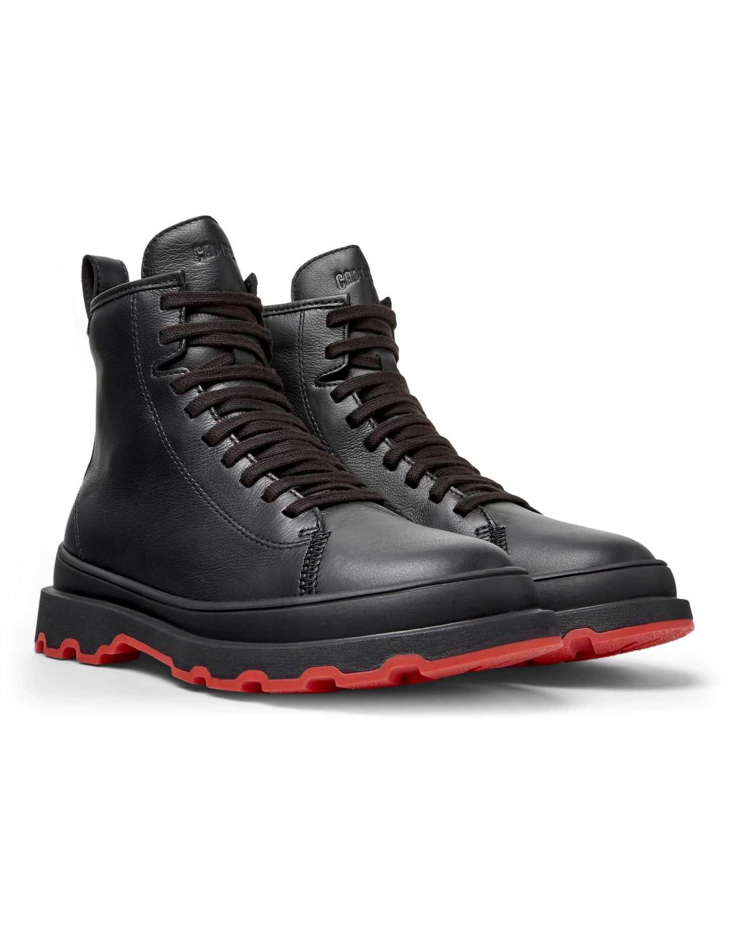 Botas Para Mujer De La Marca Camper Modelo Brutus+ Guard Negro/Brutus+ Negro-Barco De Color Negro