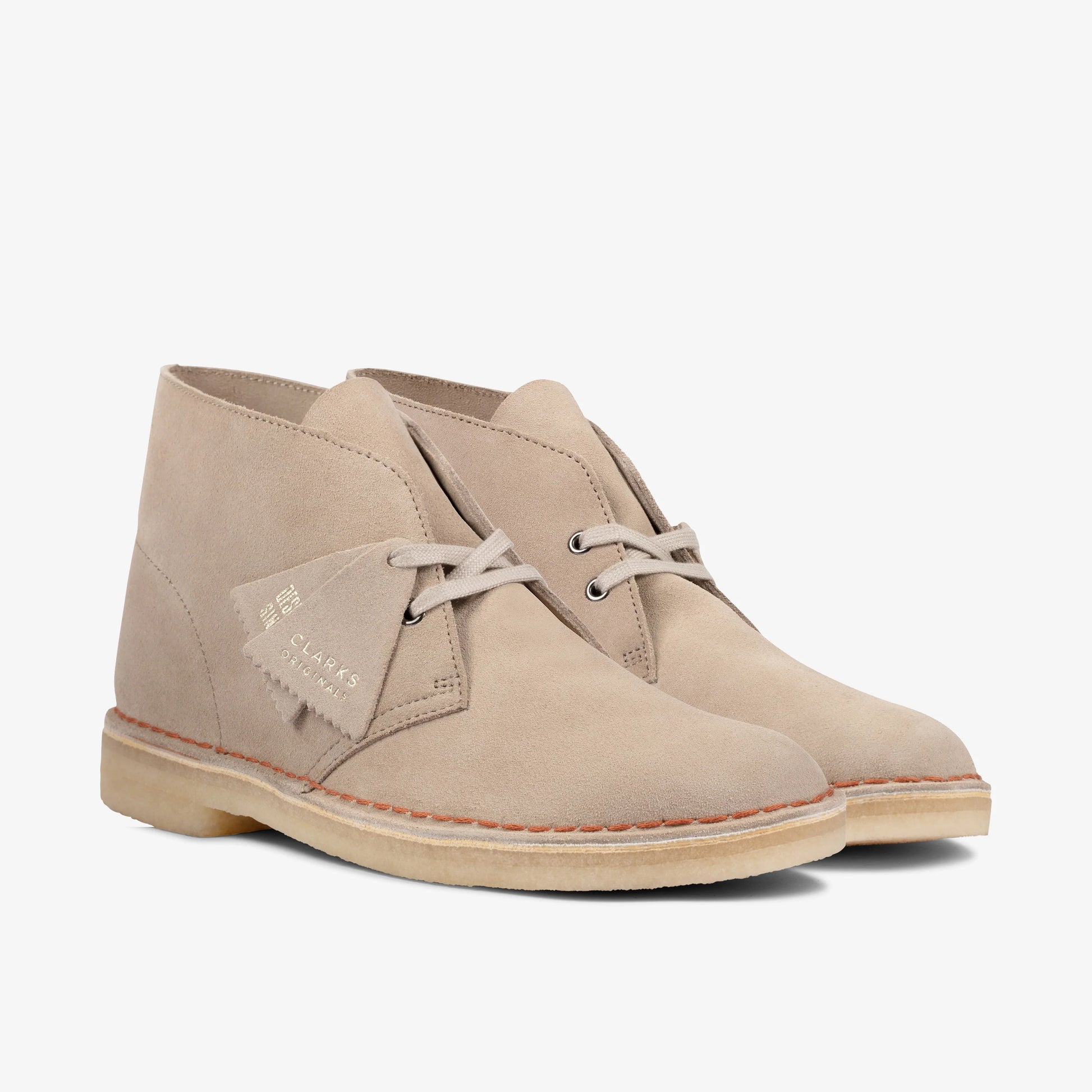 Botas De La Marca Clarks  Para Hombre Modelo Desert Boot Sand Suede En Color Beige